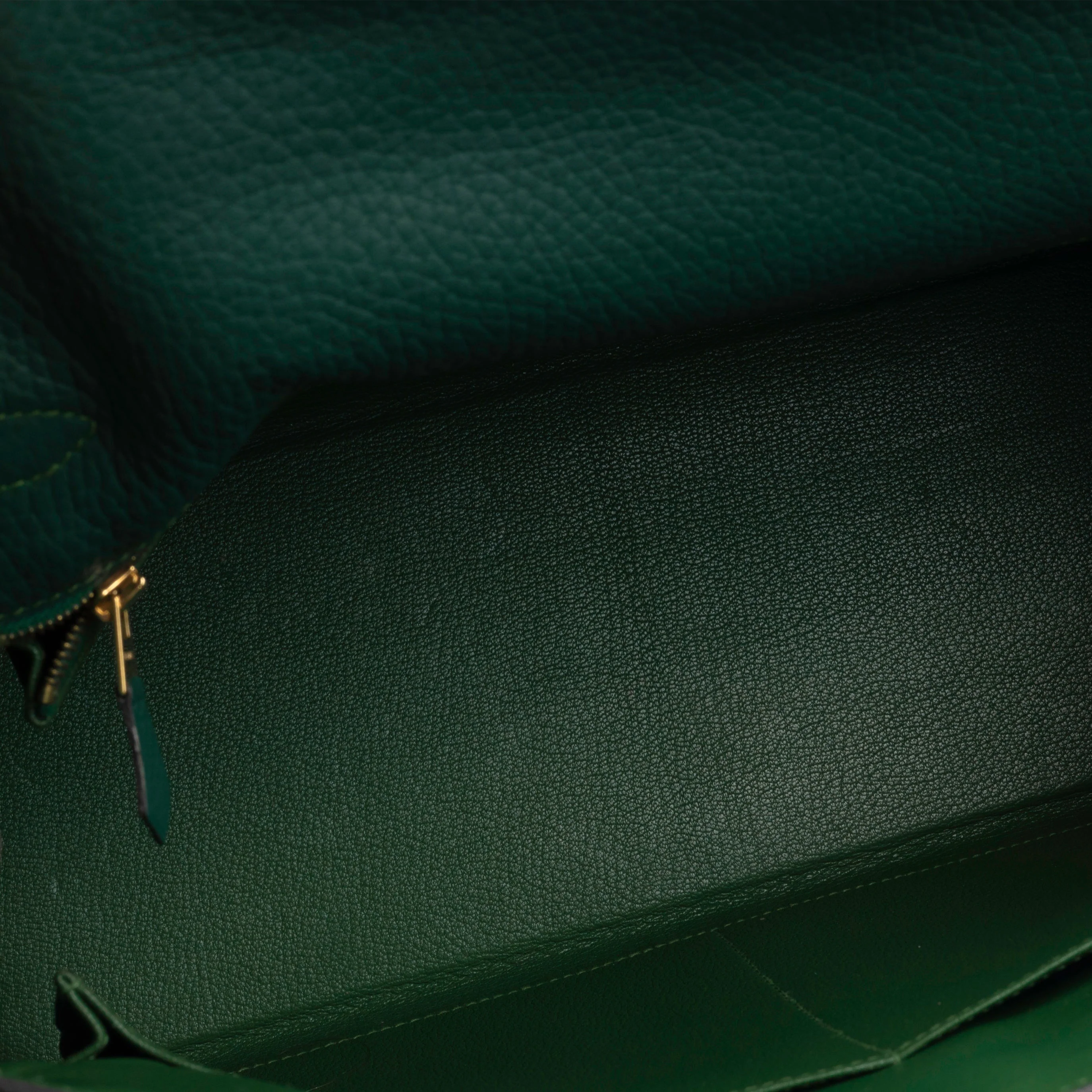 Hermès Kelly 35 - Malachite Clemence | Gold Hardware - Image 14