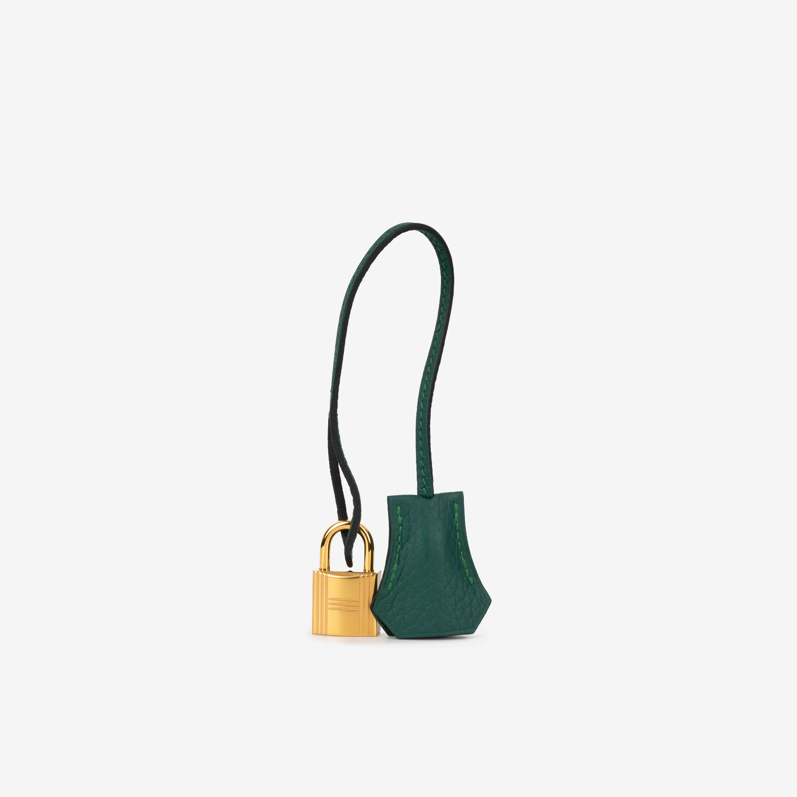 Hermès Kelly 35 - Malachite Clemence | Gold Hardware - Image 15