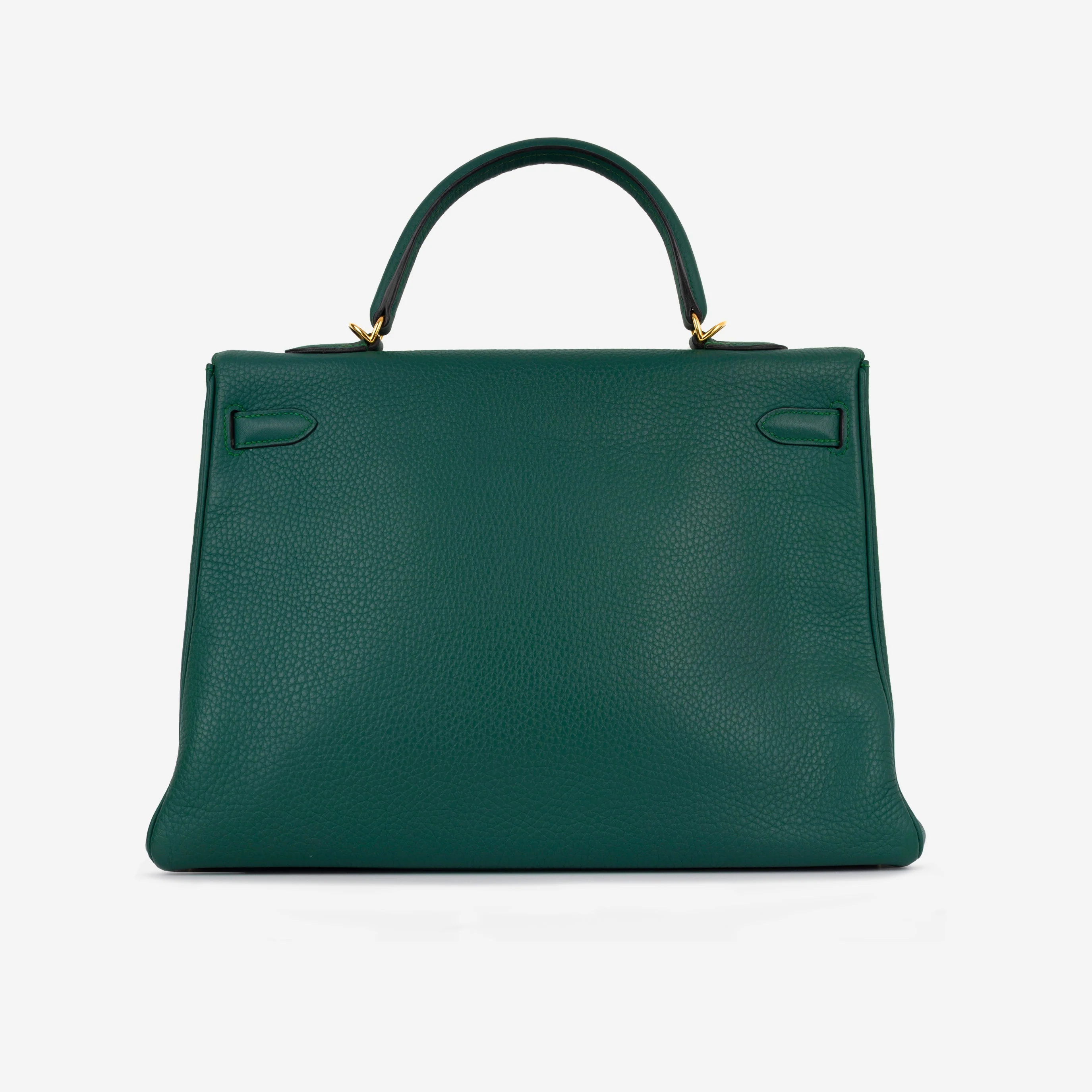 Hermès Kelly 35 - Malachite Clemence | Gold Hardware - Image 17