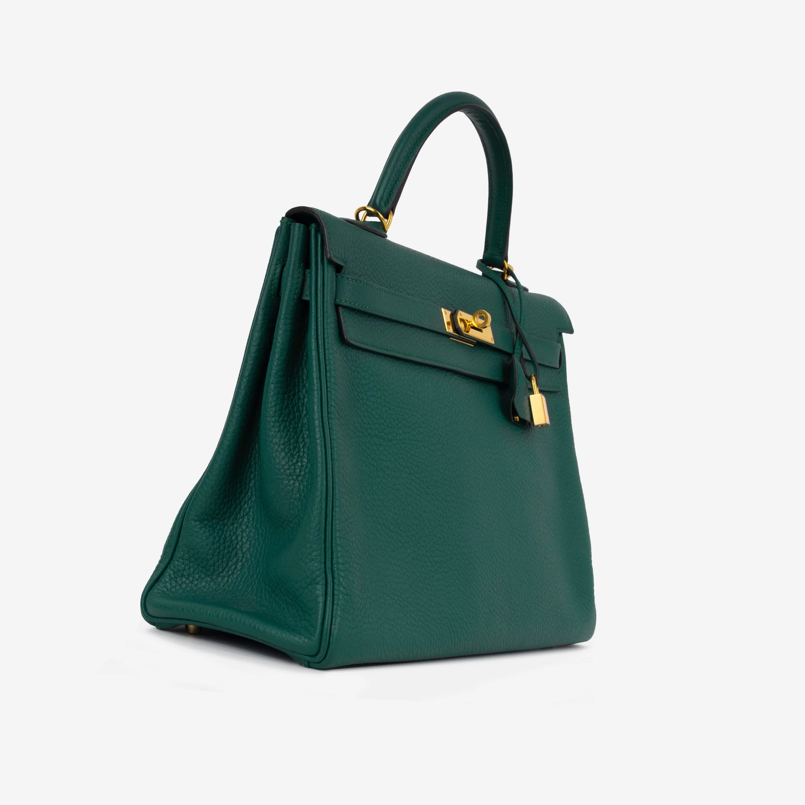 Hermès Kelly 35 - Malachite Clemence | Gold Hardware - Image 2