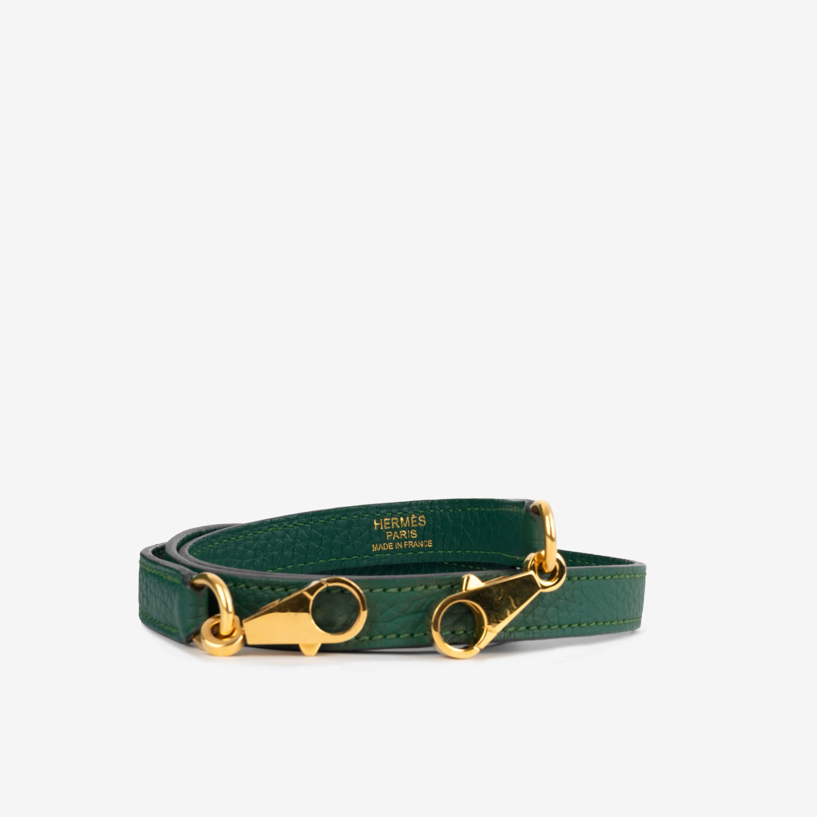 Hermès Kelly 35 - Malachite Clemence | Gold Hardware - Image 9