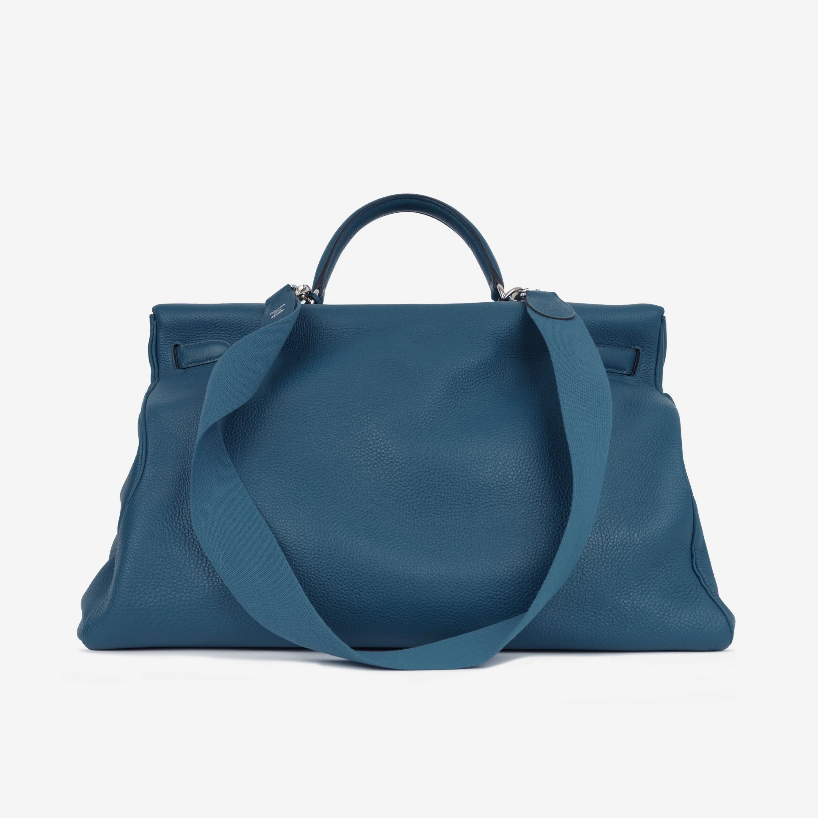 Hermès Hermès Kelly 50 Voyage - Bleu Cobalt - Image 16