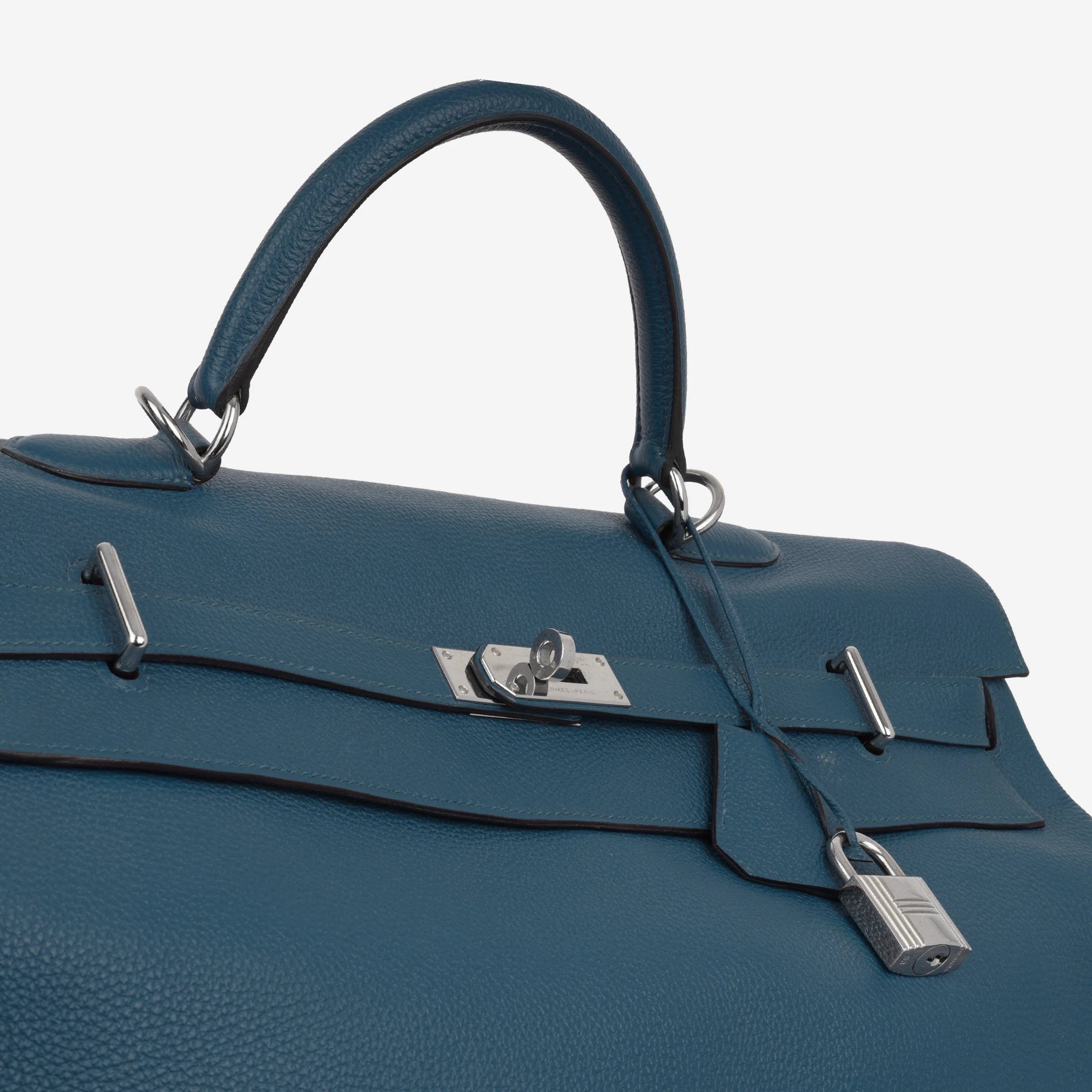Hermès Hermès Kelly 50 Voyage - Bleu Cobalt - Image 6