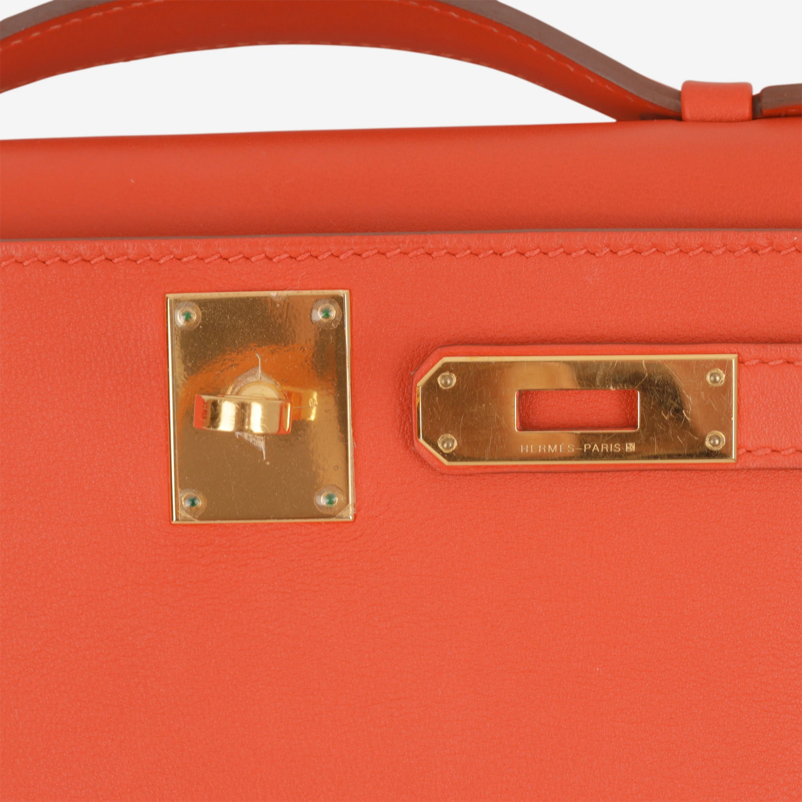 Hermès Kelly Cut - Capucines Swift | Gold Hardware - Image 7