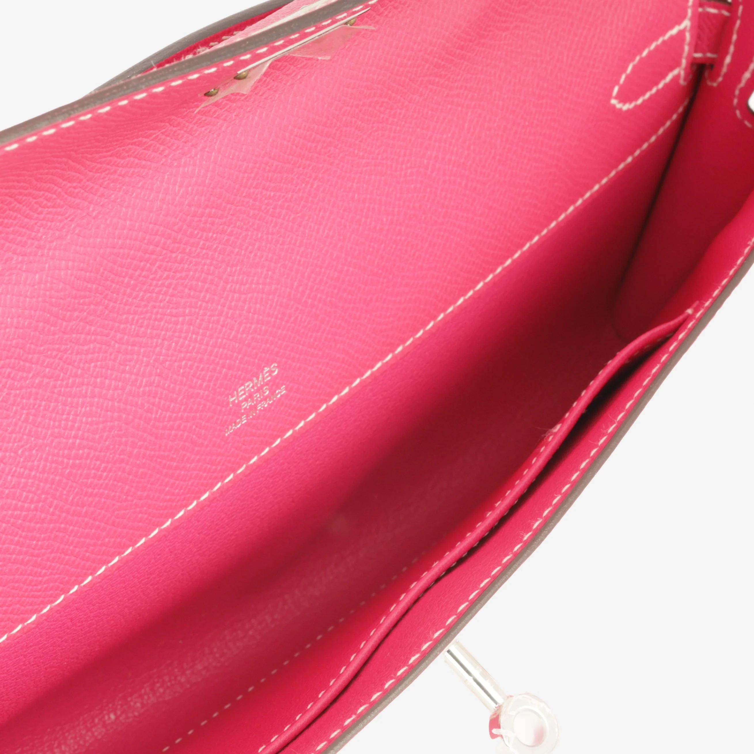 Hermès Kelly Cut - Rose Tyrien Epsom | Palladium Hardware - Image 5