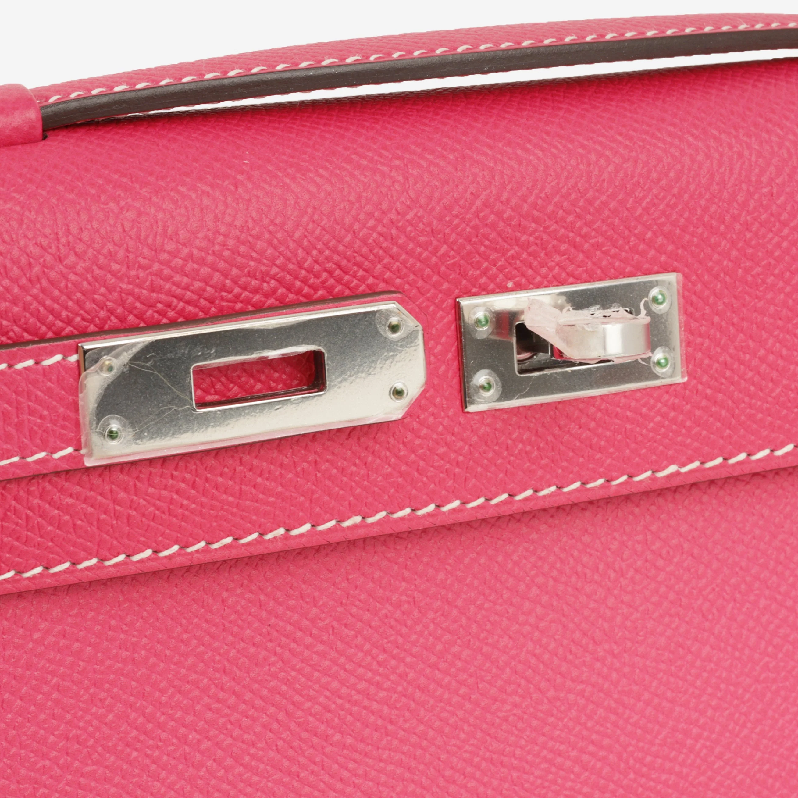 Hermès Kelly Cut - Rose Tyrien Epsom | Palladium Hardware - Image 7