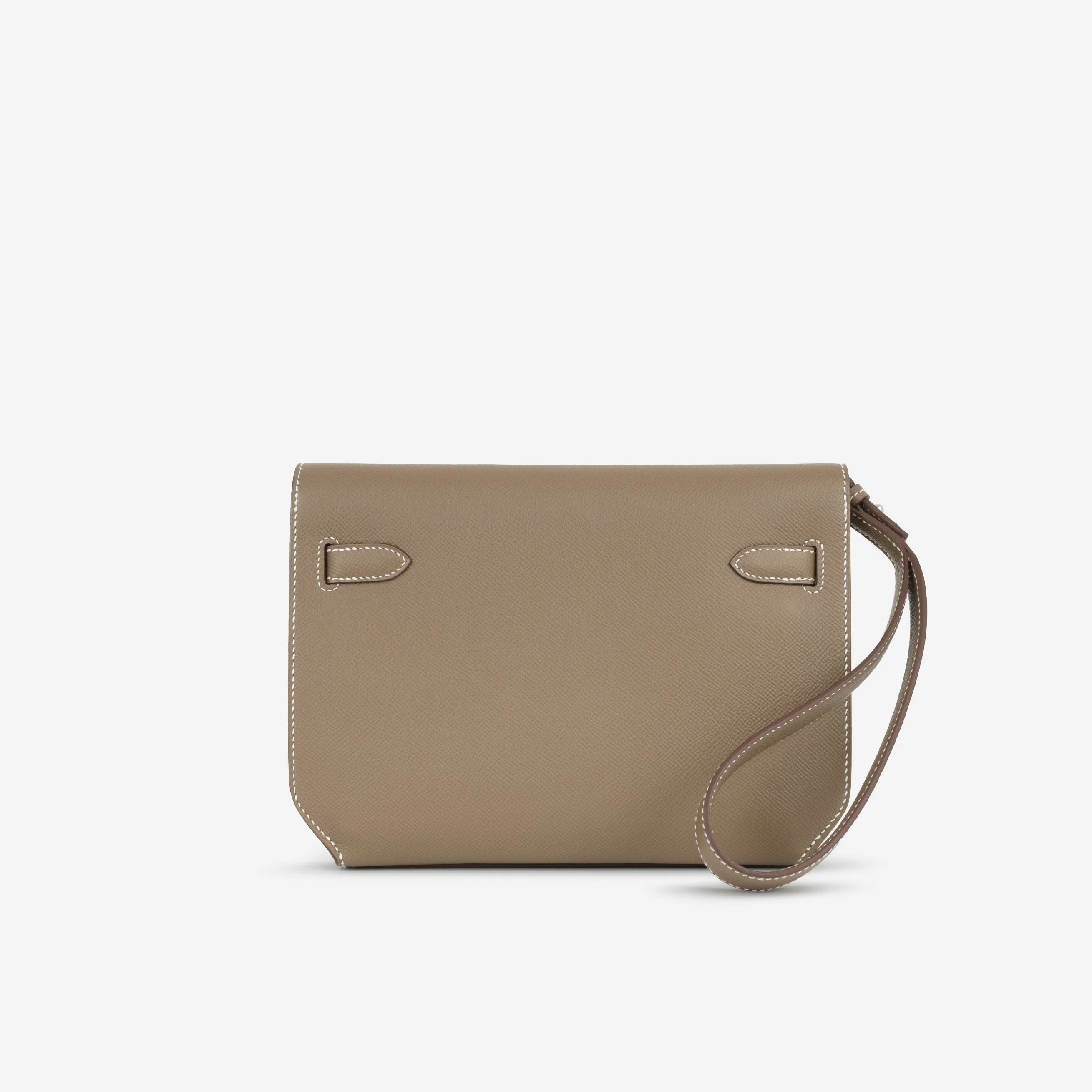 Hermès Kelly Dépêches 25 - Etoupe Epsom | Palladium Hardware - Image 3
