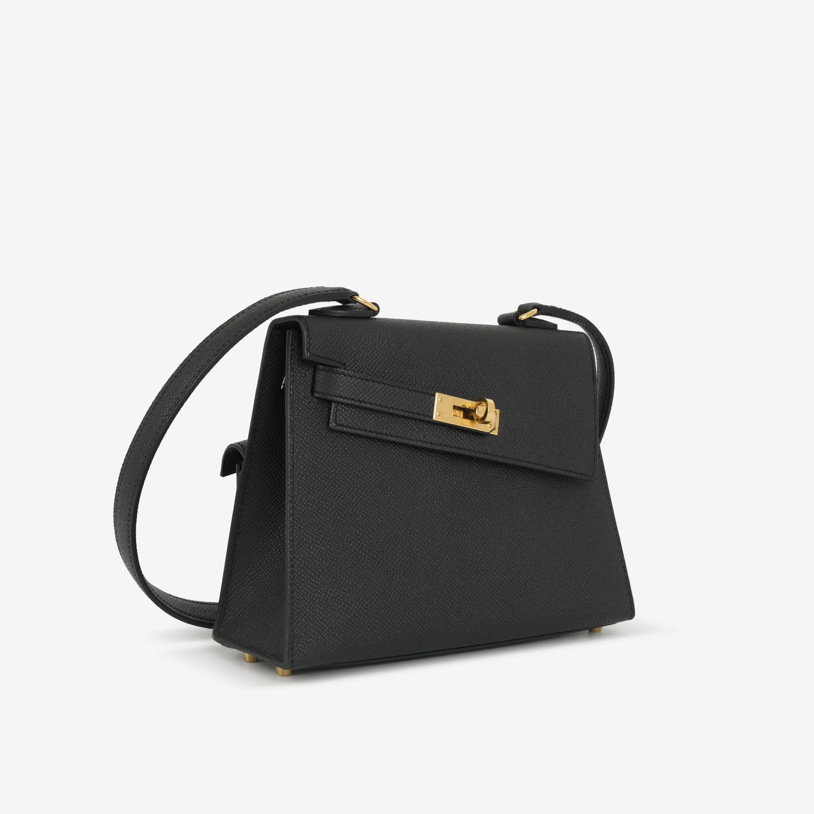 Hermès Kelly Desordre - Black Epsom | Gold Hardware - Image 3