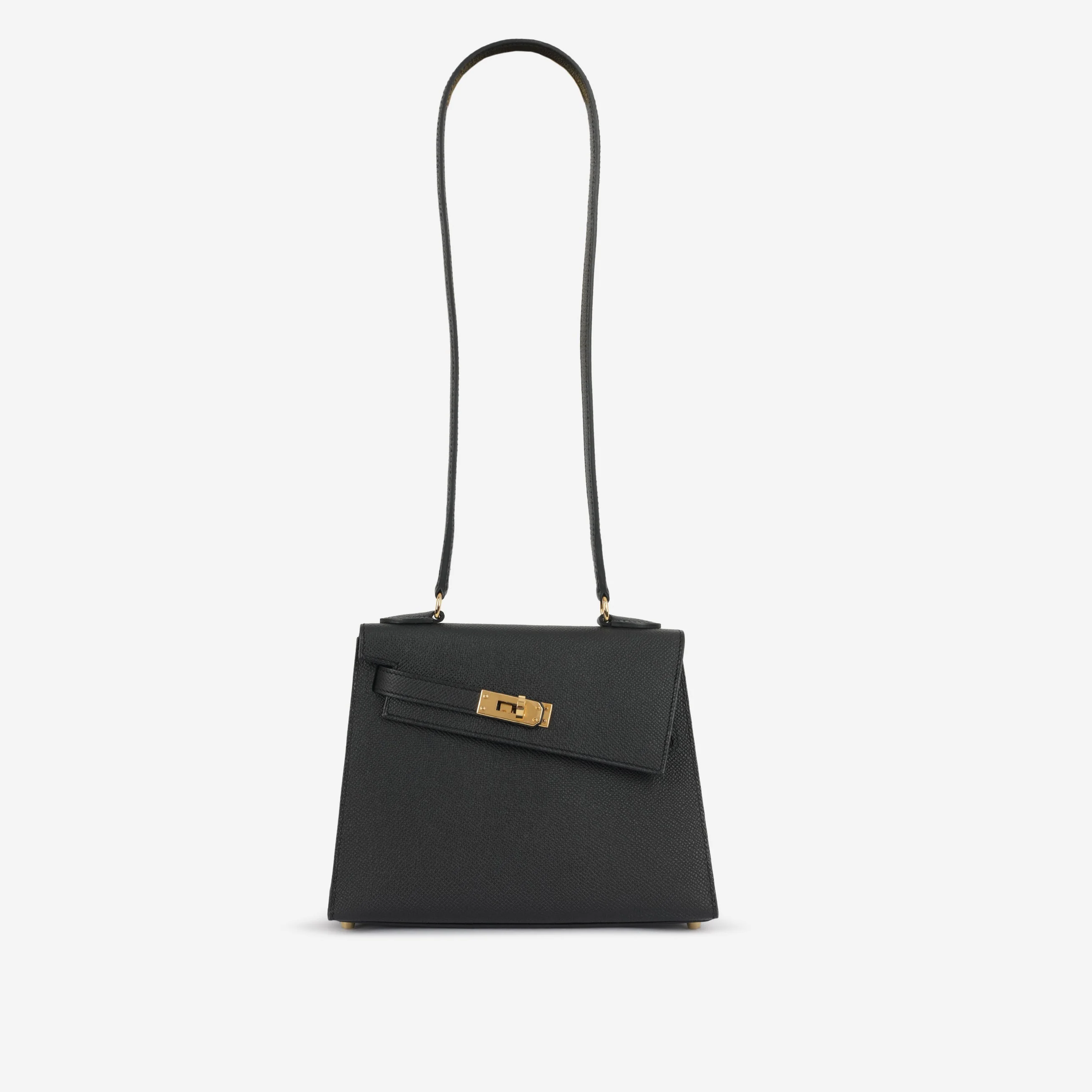 Hermès Kelly Desordre - Black Epsom | Gold Hardware - Image 4