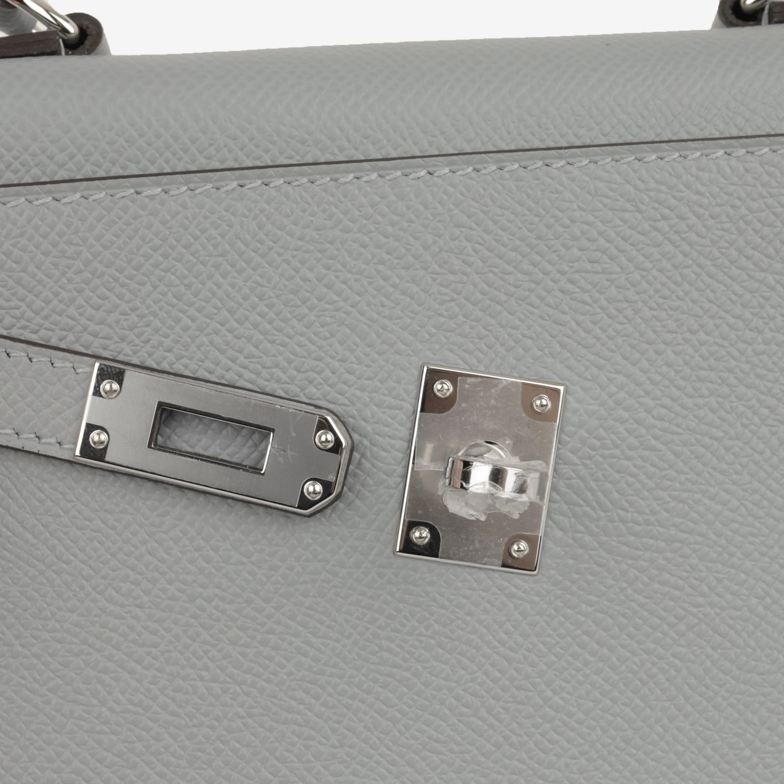 Hermès Kelly Desordre - Gris Pantin Epsom | Palladium Hardware - Image 11