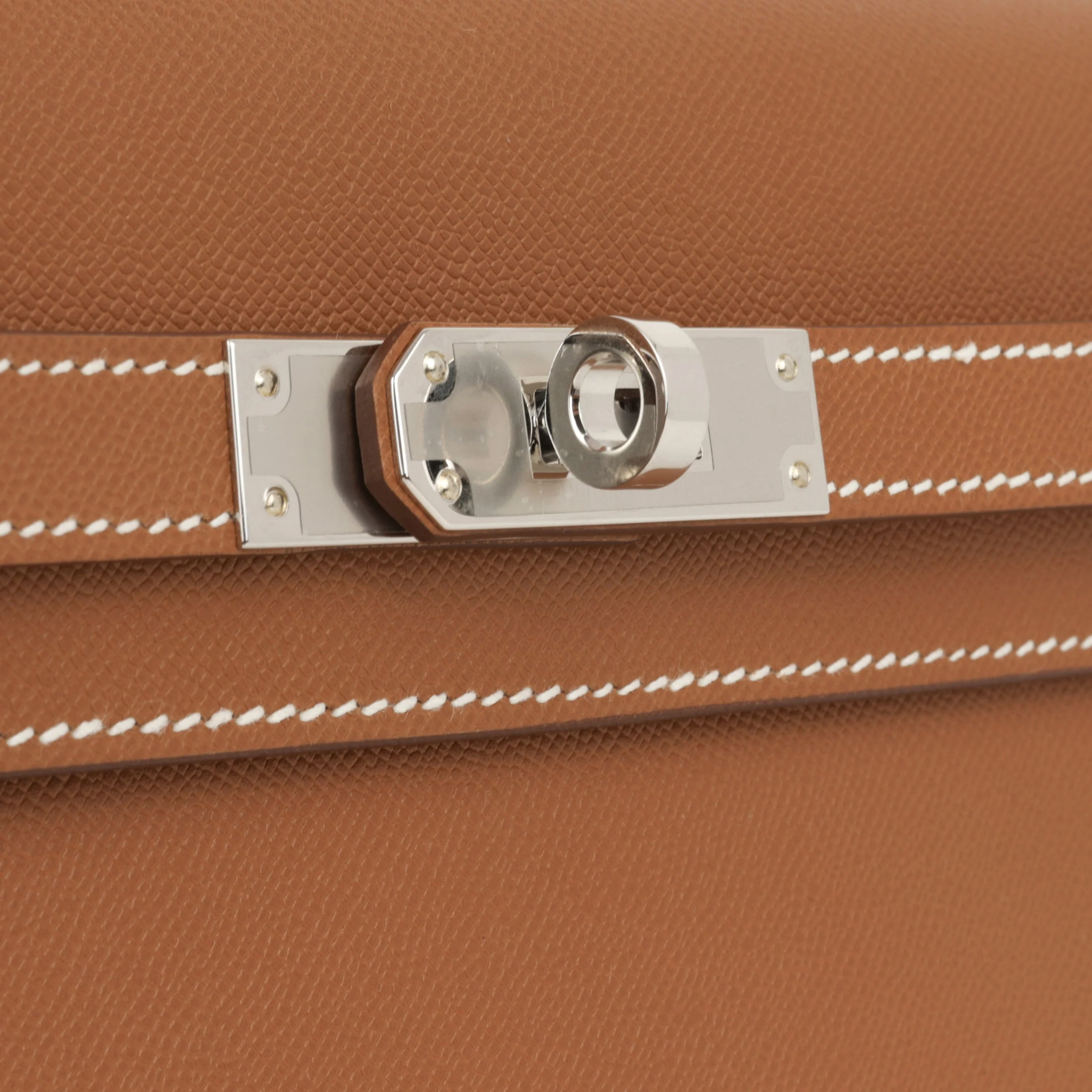 Hermès Kelly Elan - Gold Madame | Palladium Hardware - Image 8
