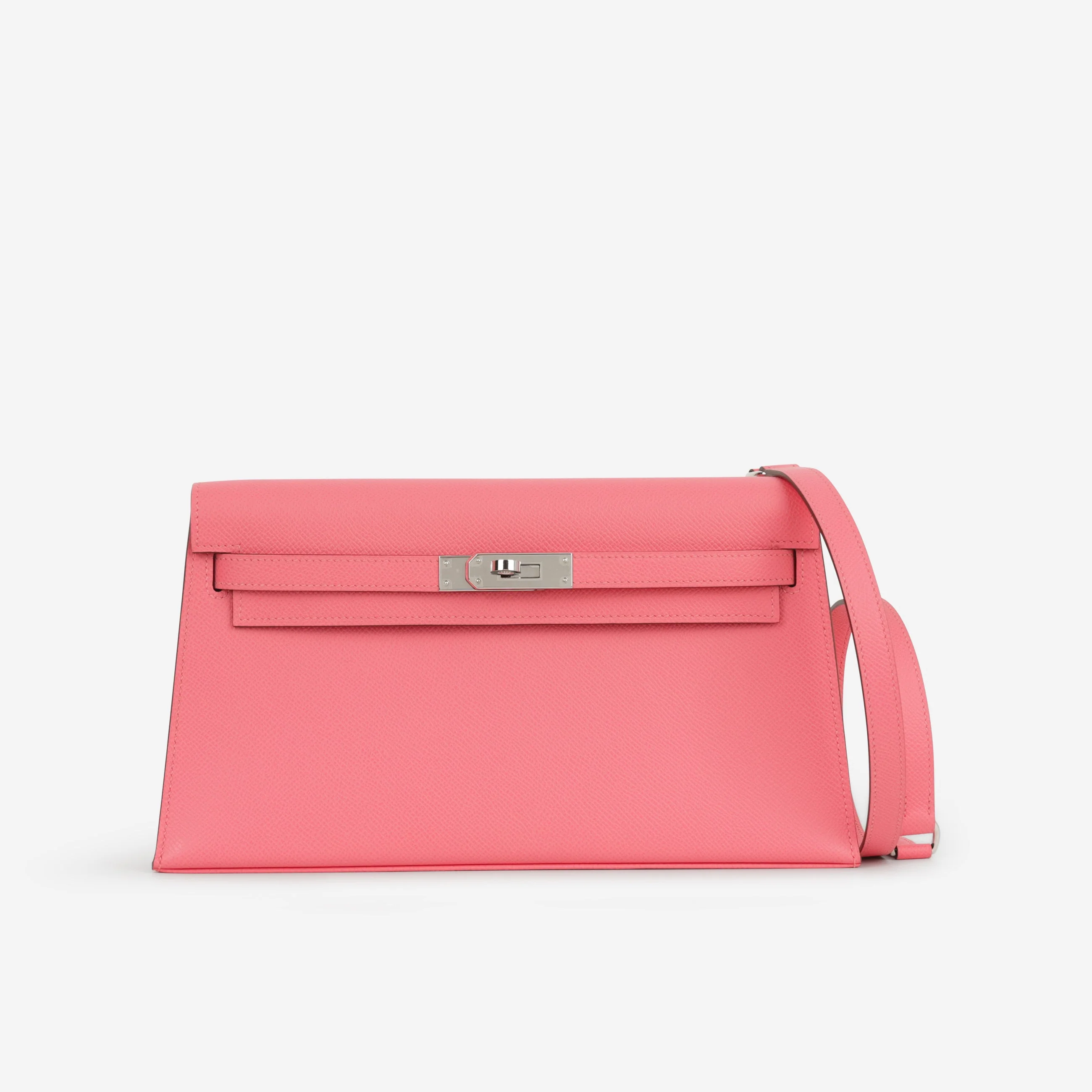 Hermès Kelly Elan - Rose Azalee Epsom | Palladium Hardware - Image 2