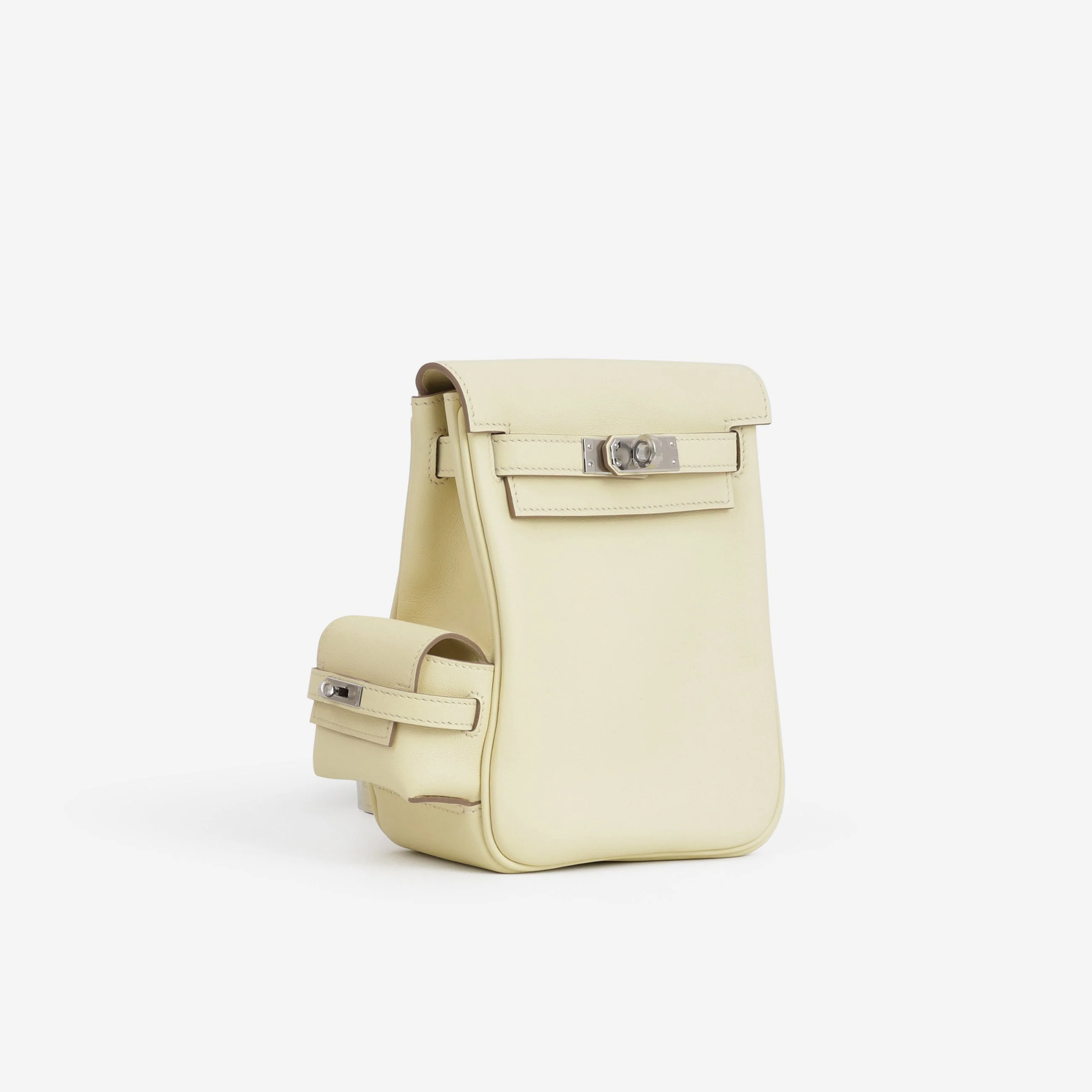 Hermès Kelly Jump Backpack - Jaune Milton Swift | Palladium Hardware - Image 2