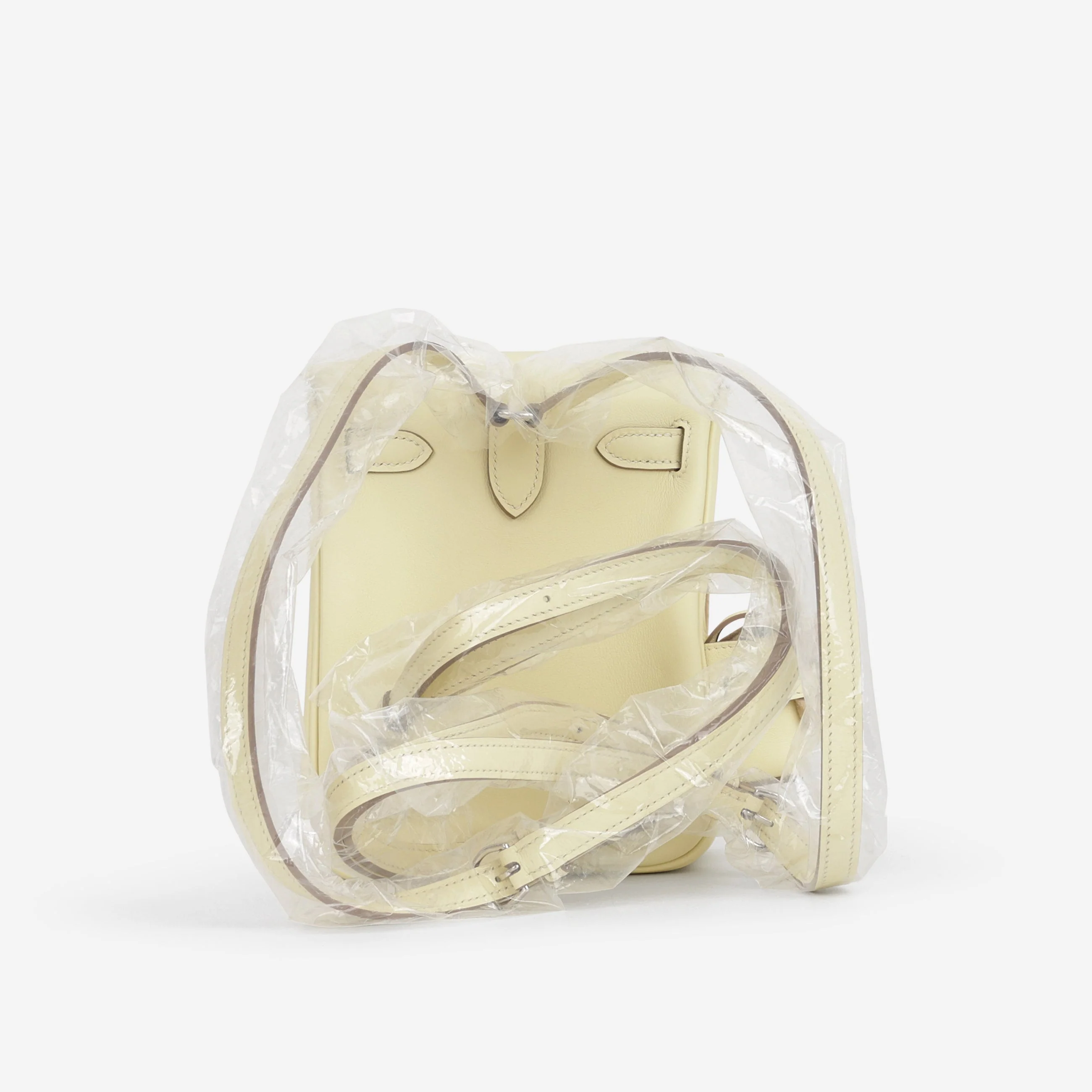 Hermès Kelly Jump Backpack - Jaune Milton Swift | Palladium Hardware - Image 3