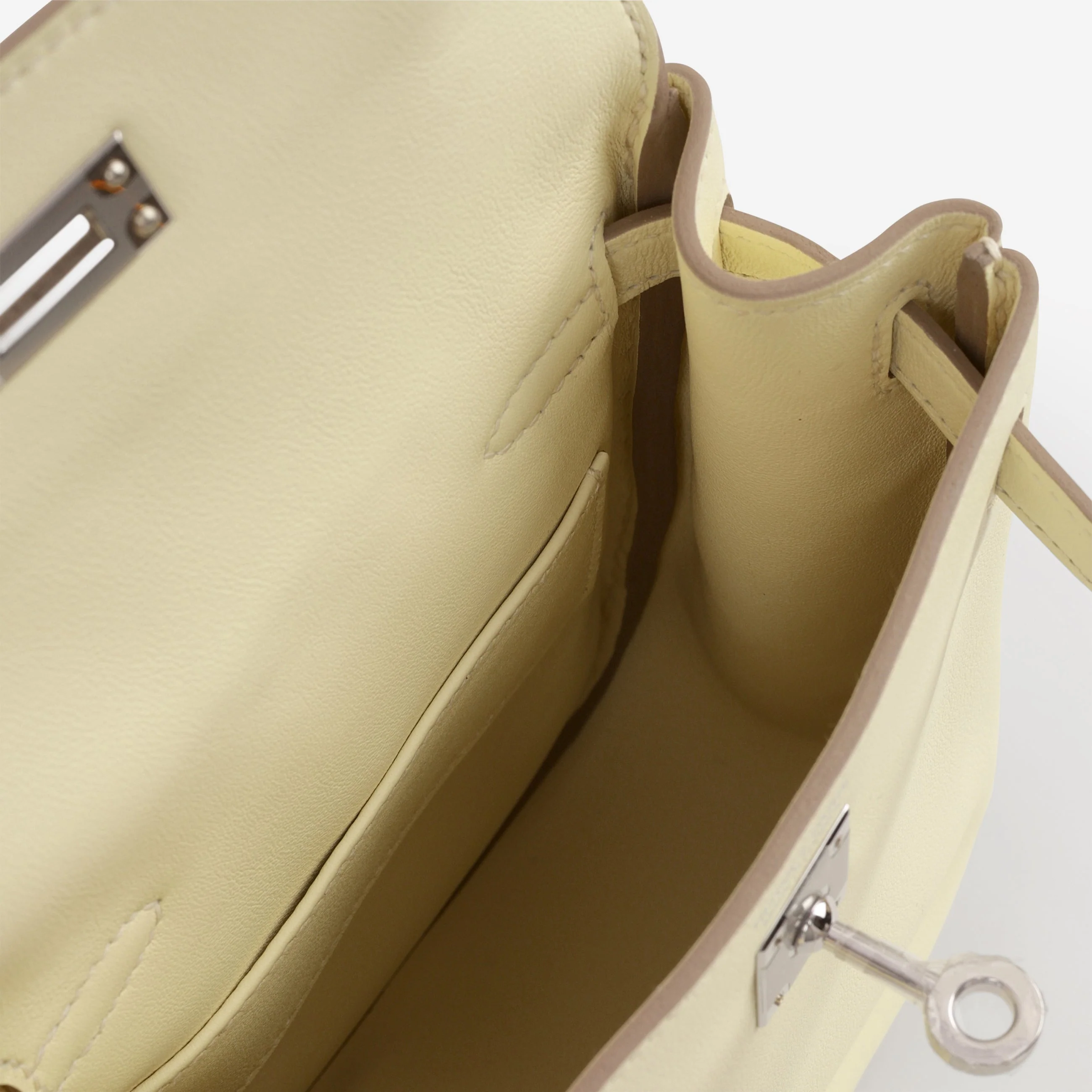 Hermès Kelly Jump Backpack - Jaune Milton Swift | Palladium Hardware - Image 4