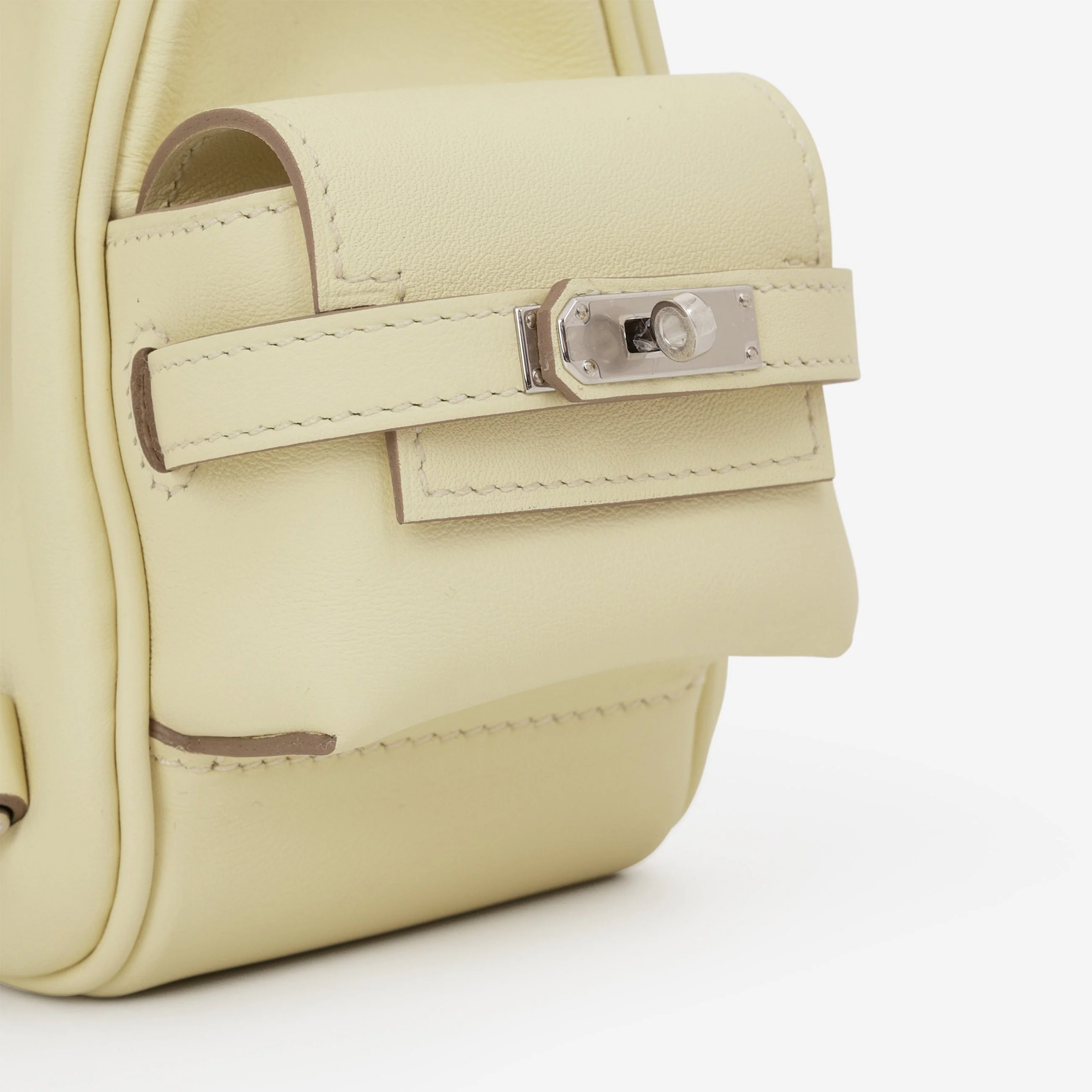 Hermès Kelly Jump Backpack - Jaune Milton Swift | Palladium Hardware - Image 5