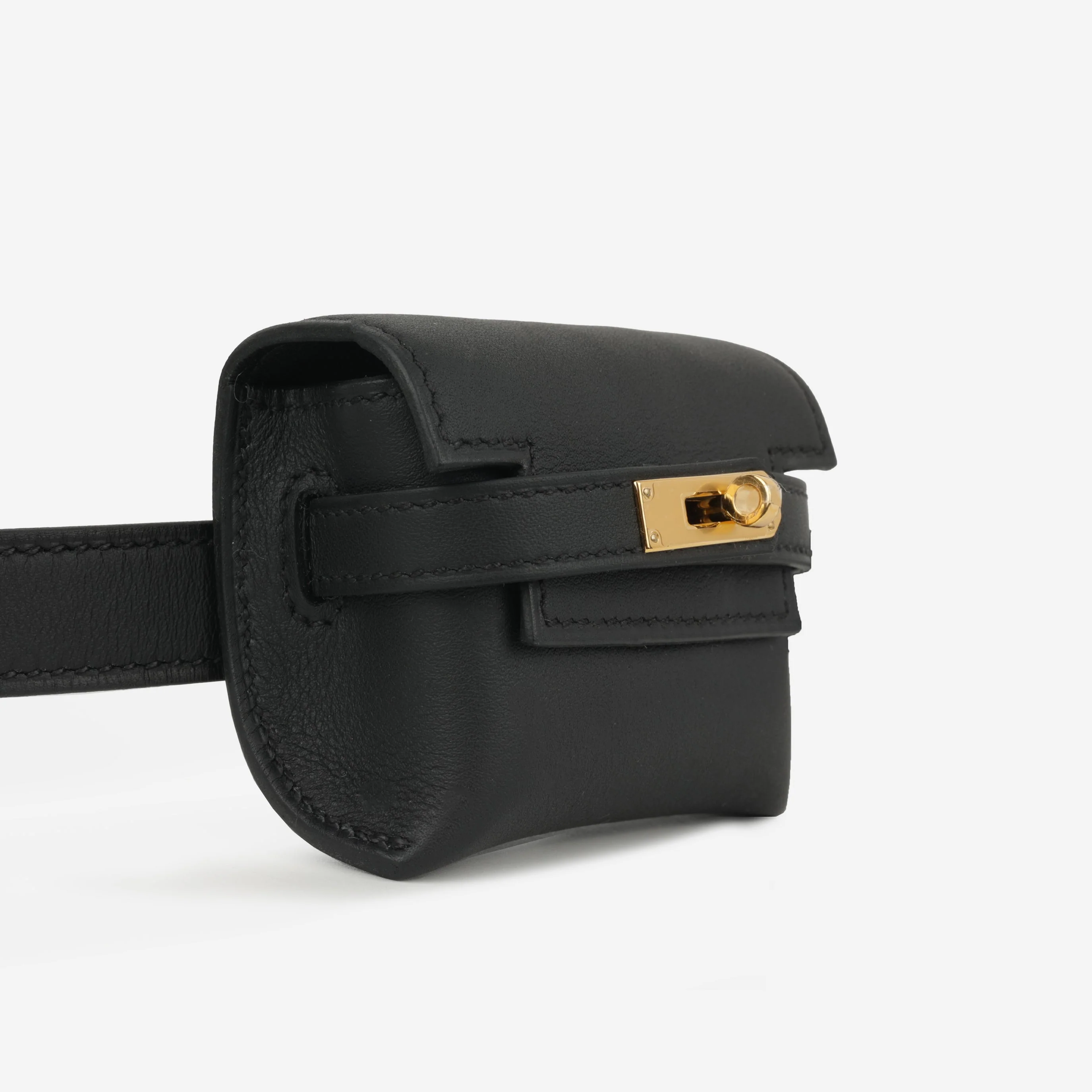 Hermès Kelly Moove - Black Swift | Gold Hardware - Image 4