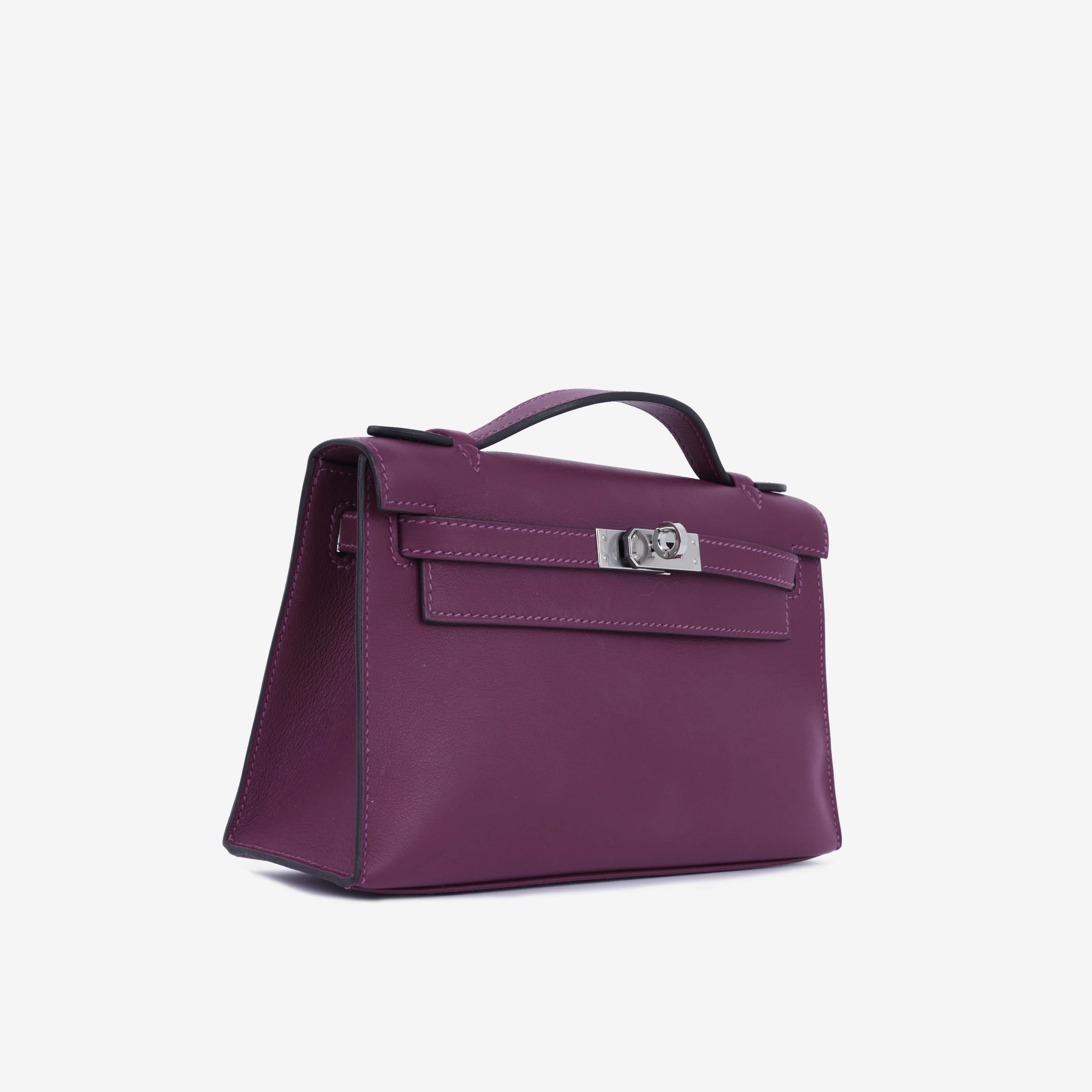 Hermès Kelly Pochette - Anemone Swift | Palladium Hardware - Image 2