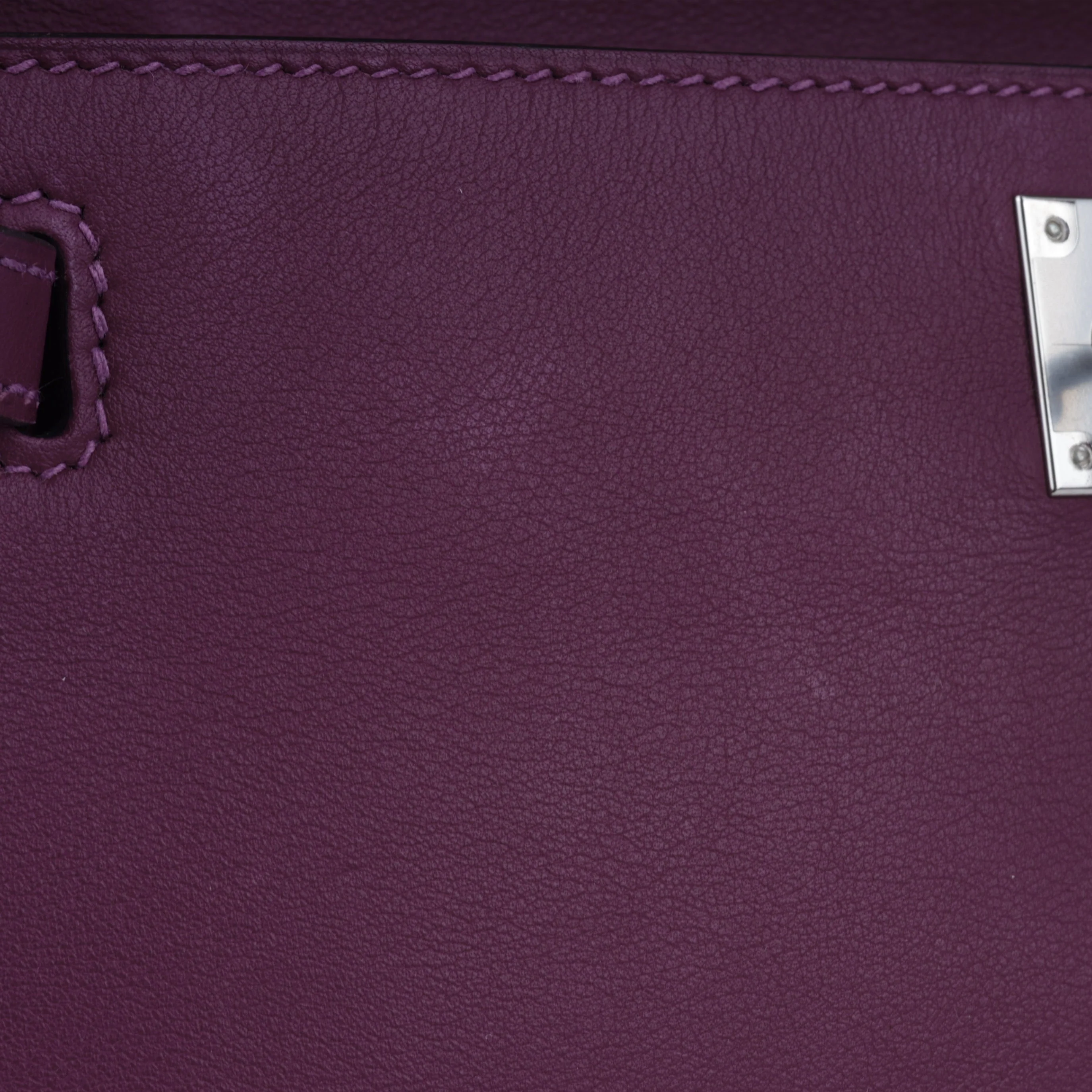 Hermès Kelly Pochette - Anemone Swift | Palladium Hardware - Image 3
