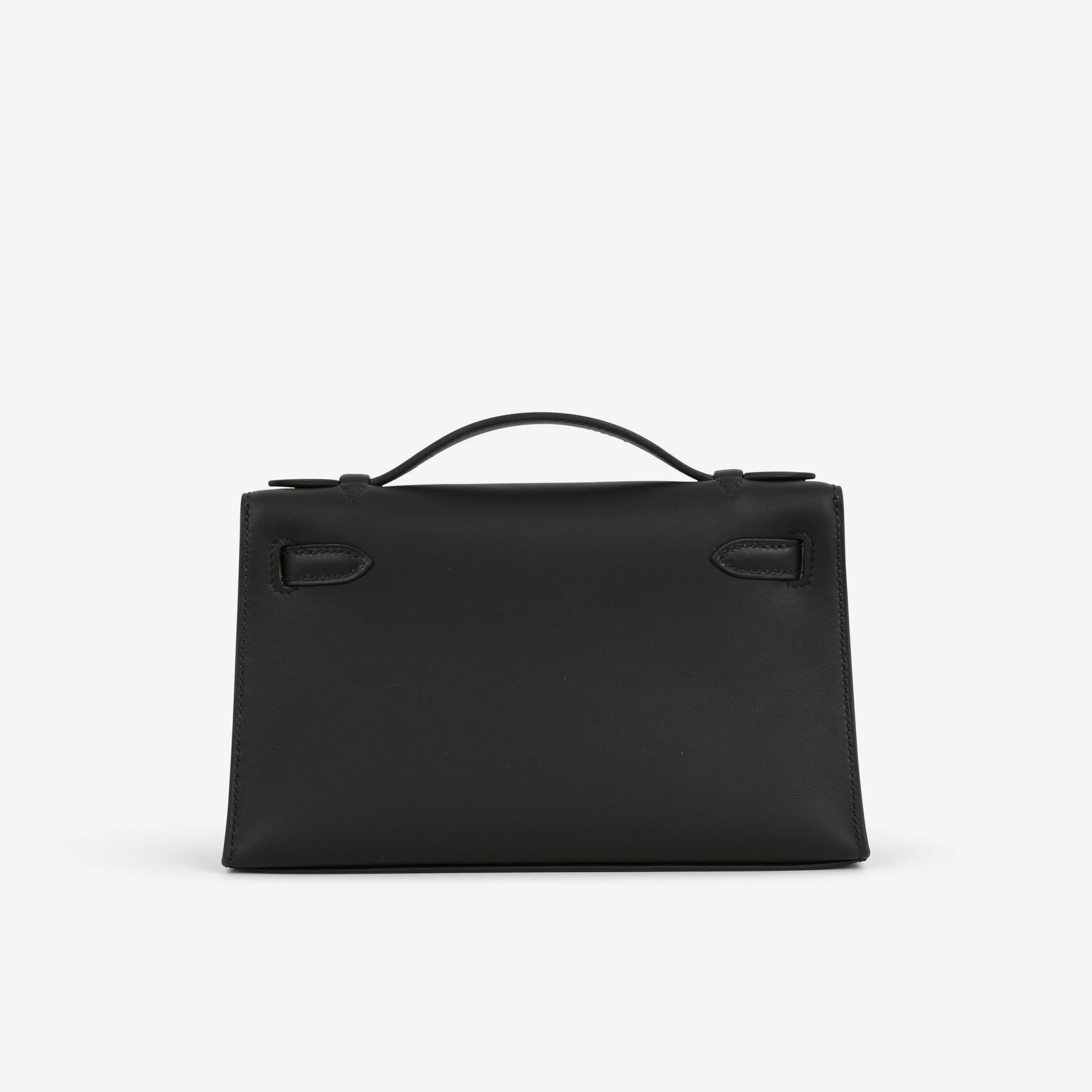 Hermès Kelly Pochette - Black Swift | Gold Hardware - Image 3