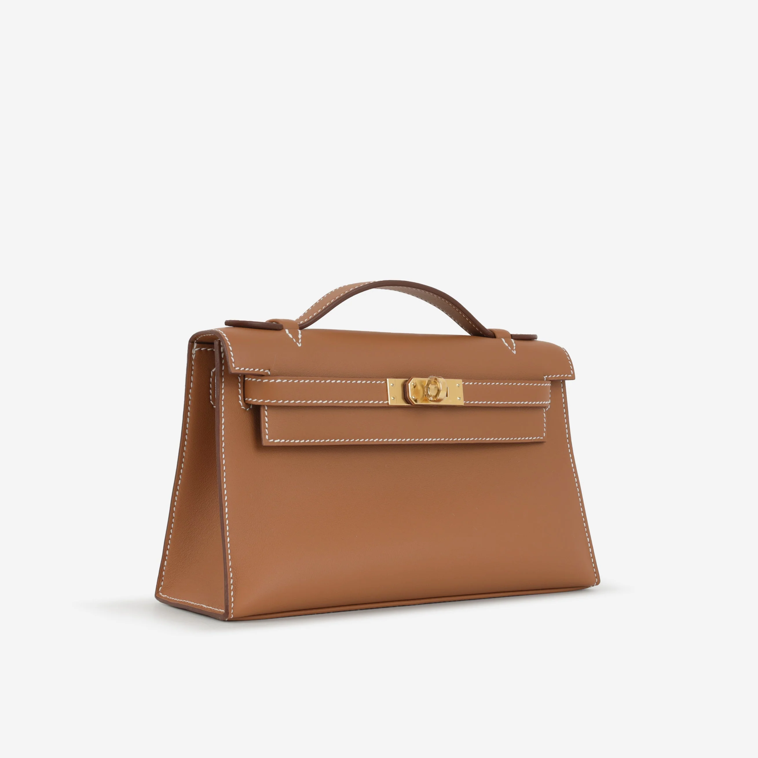 Hermès Kelly Pochette - Gold Swift | Gold Hardware - Image 2
