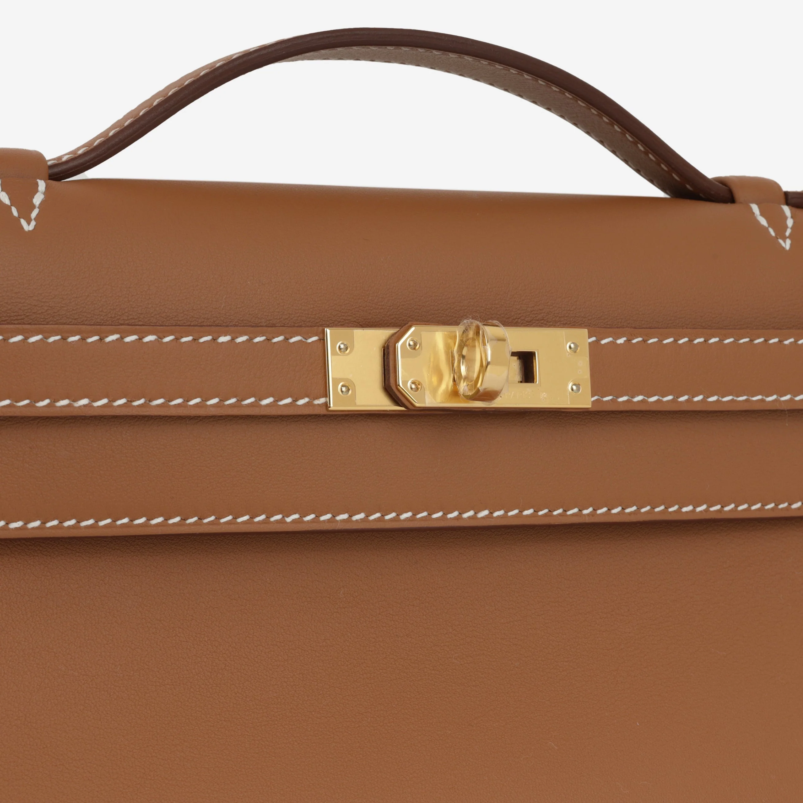 Hermès Kelly Pochette - Gold Swift | Gold Hardware - Image 5