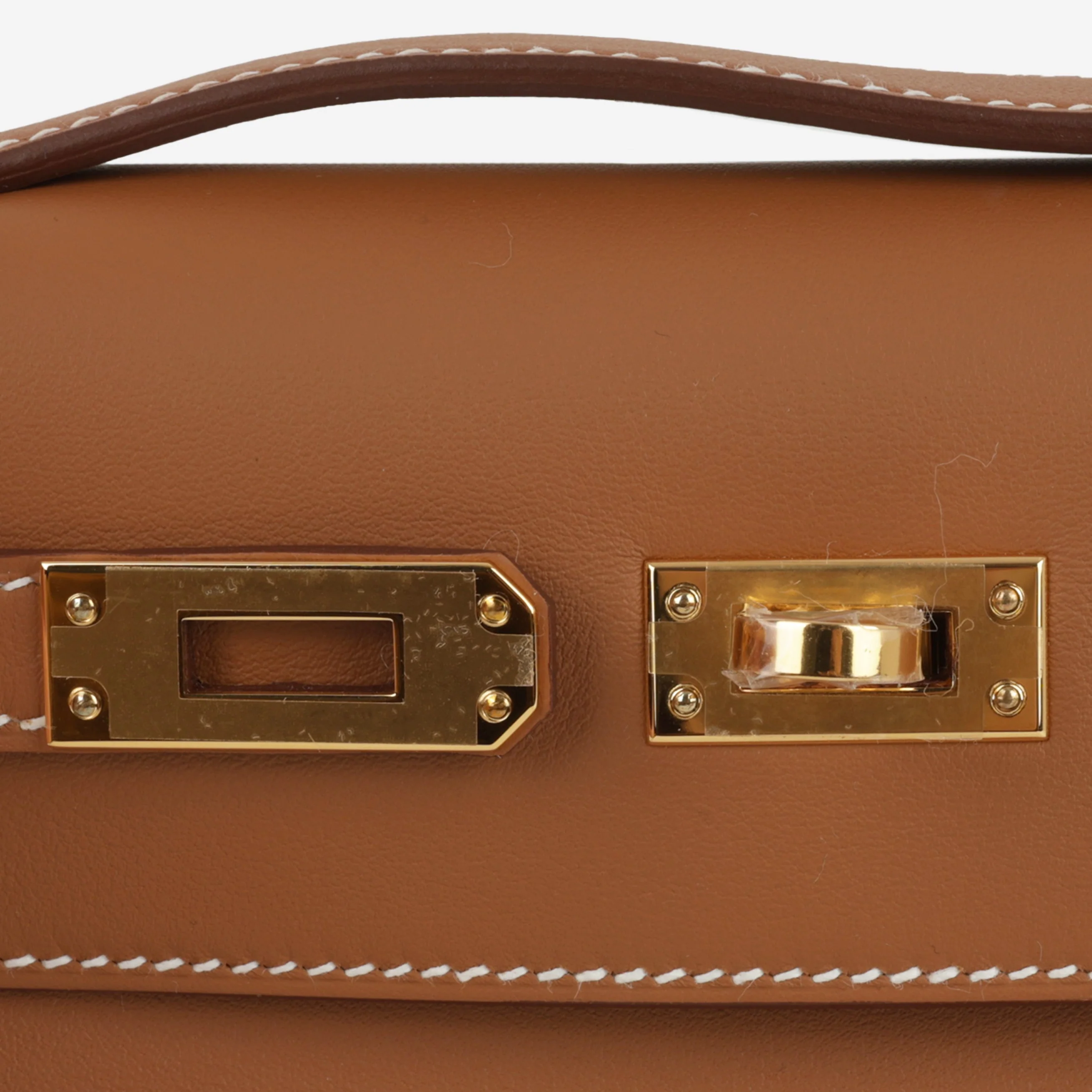Hermès Kelly Pochette - Gold Swift | Gold Hardware - Image 6