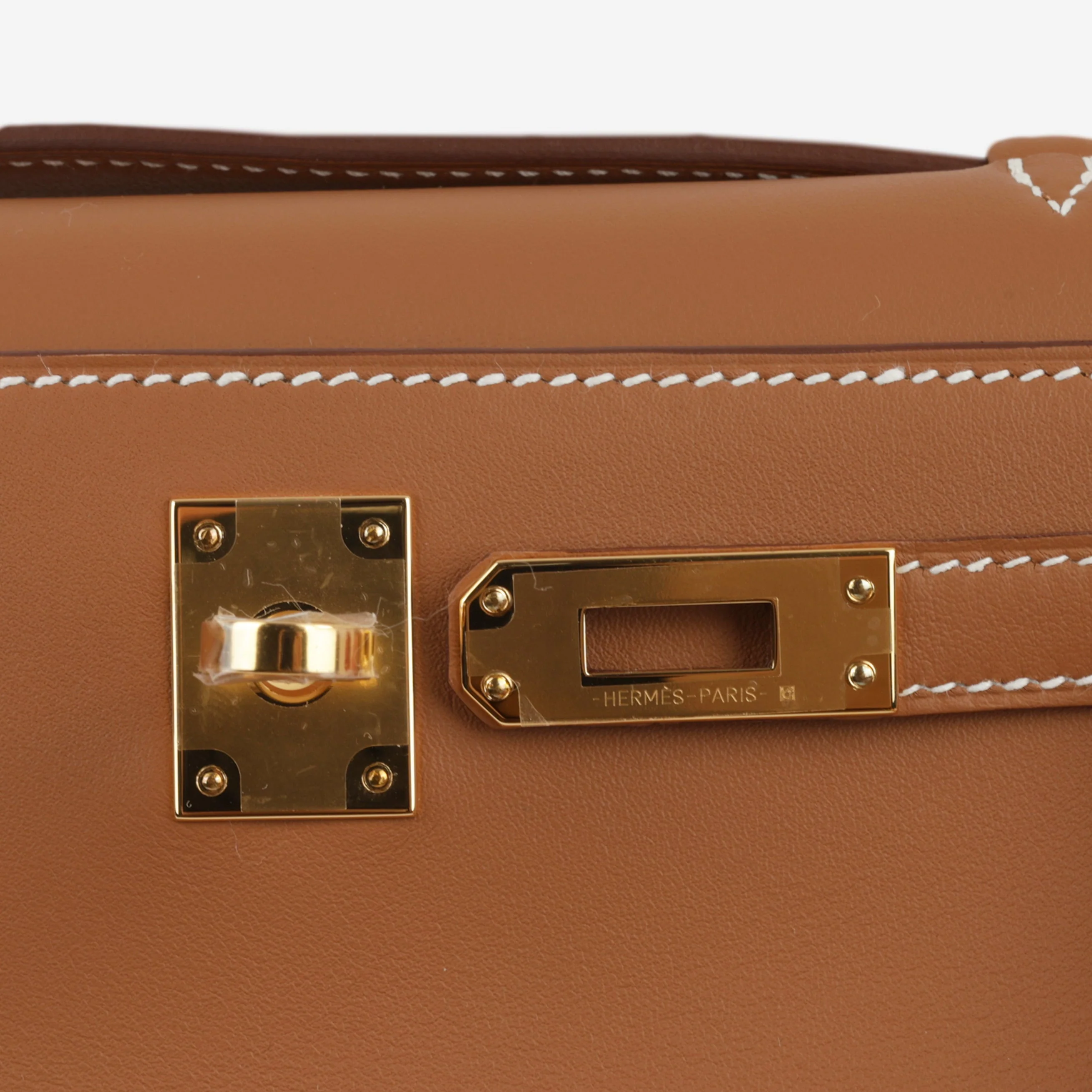 Hermès Kelly Pochette - Gold Swift | Gold Hardware - Image 7