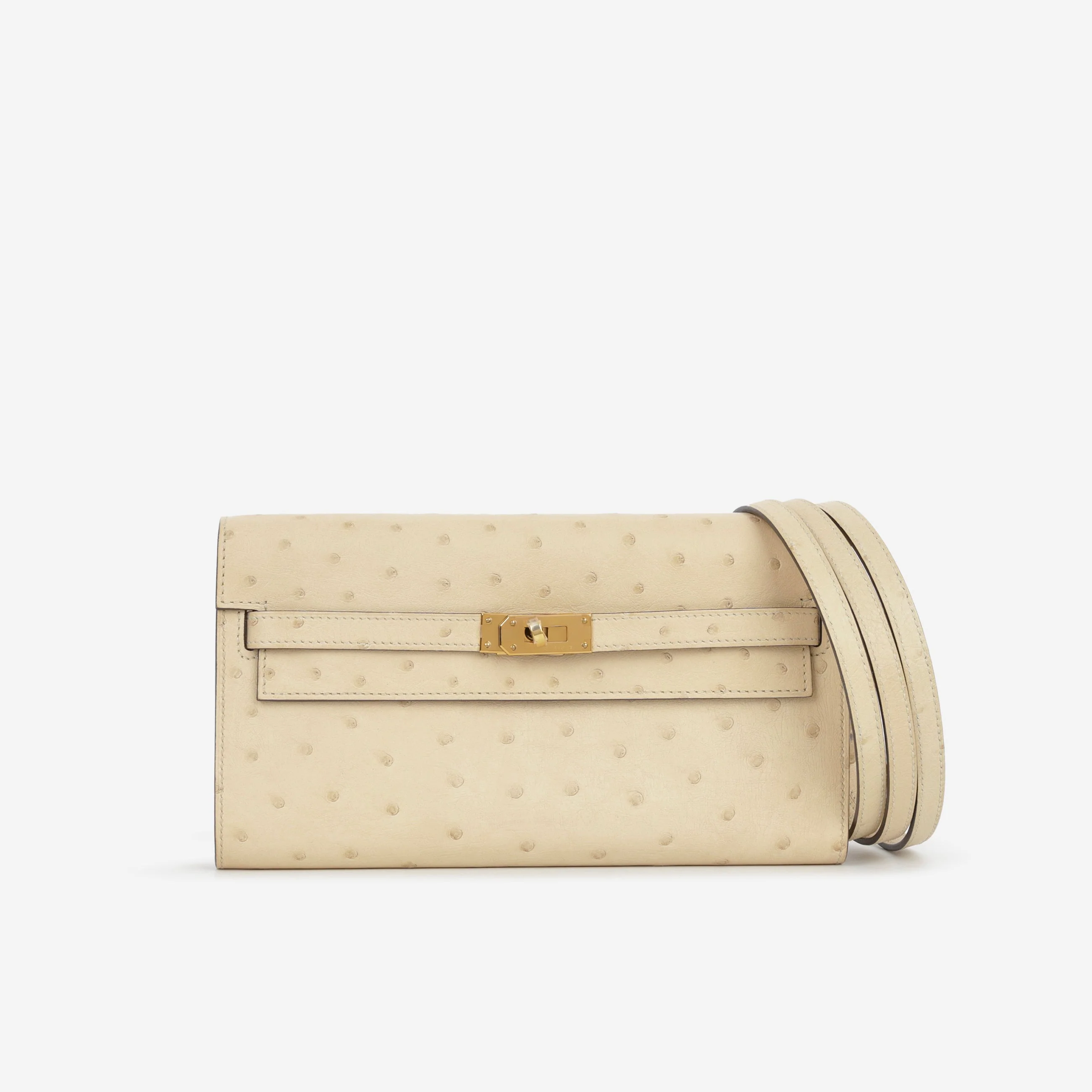 Hermès Kelly To Go - Parchemin Ostrich | Gold Hardware - Image 2