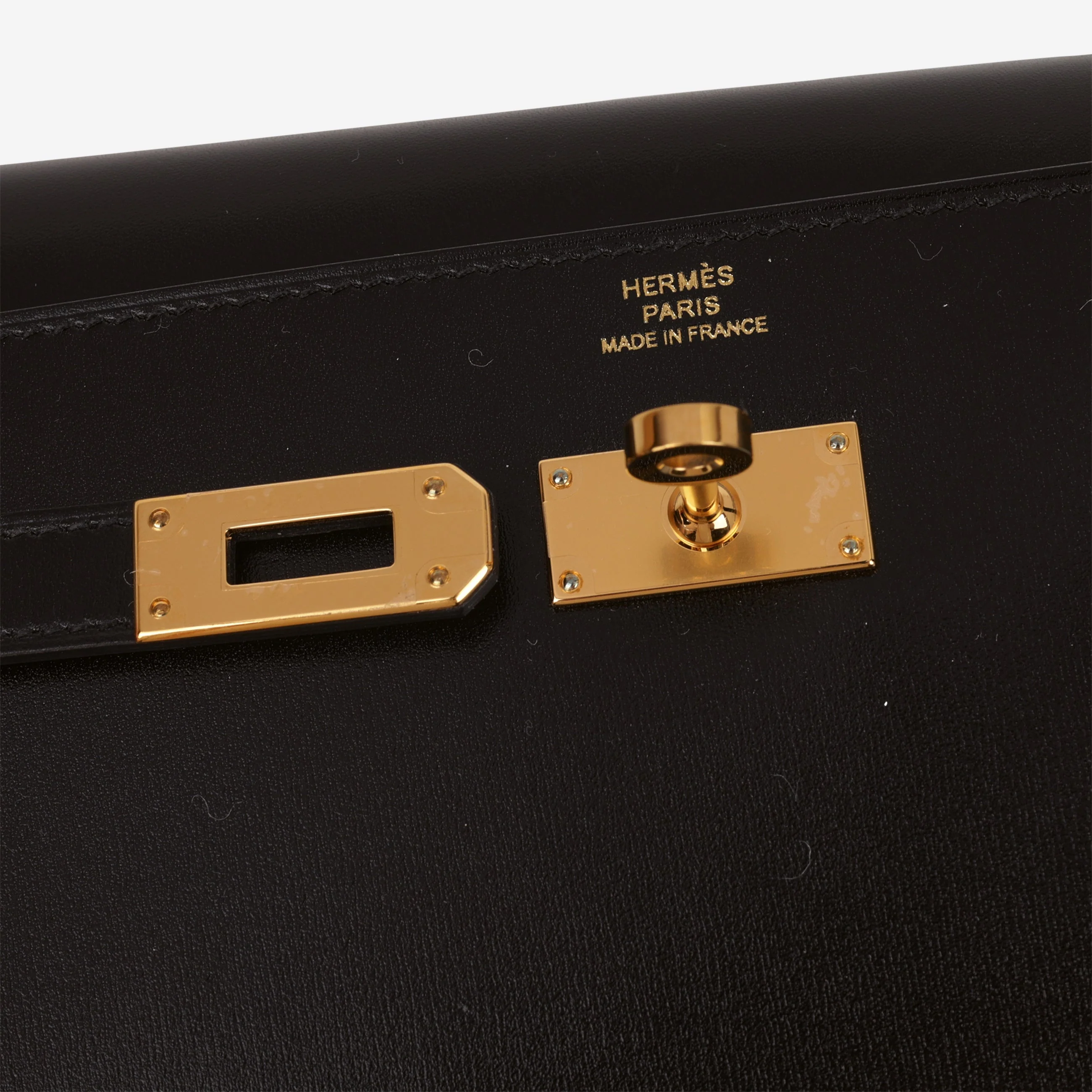 Hermès Kelly To Go Wallet - Black Box Calf | Gold Hardware - Image 7