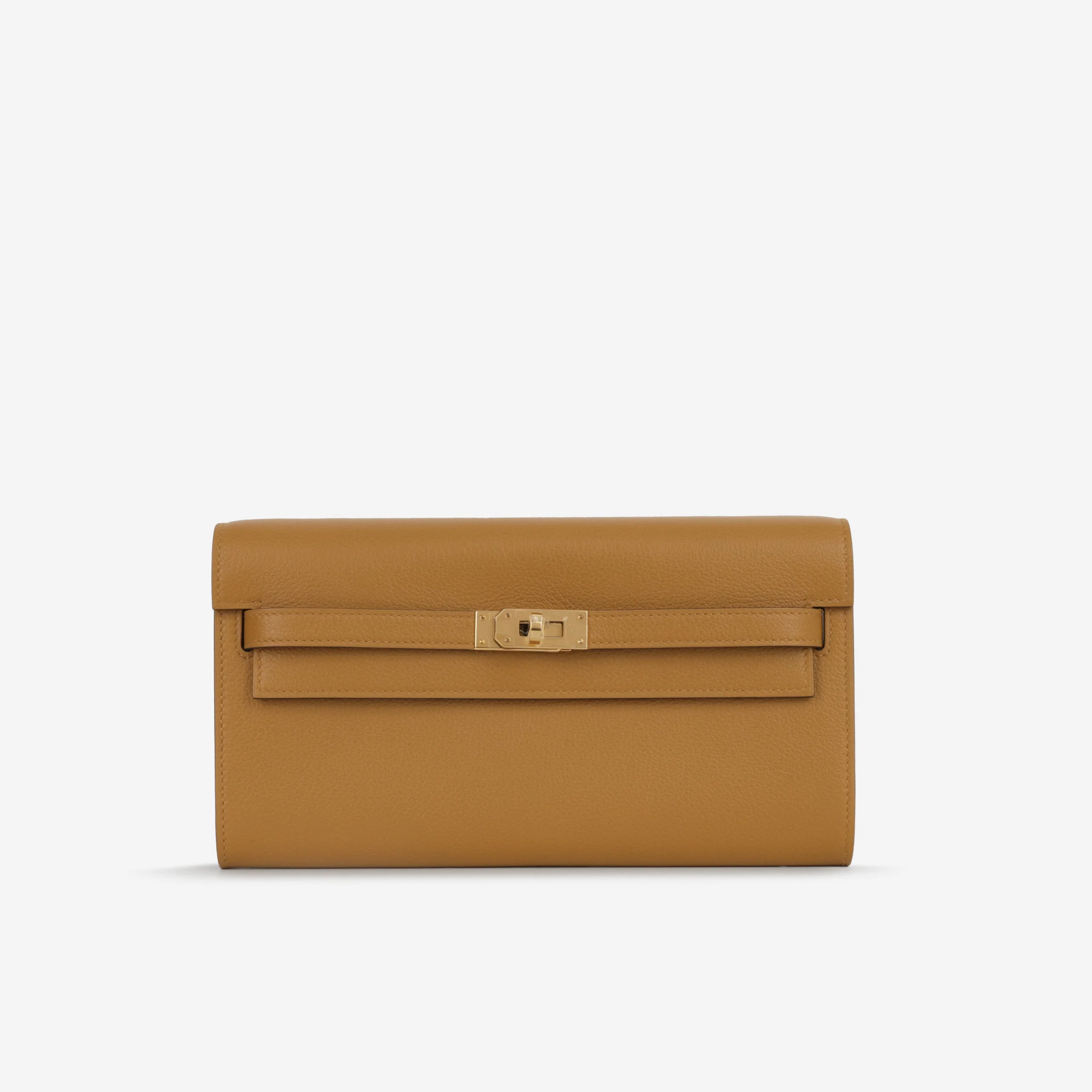 Hermès Kelly To Go Wallet - Caramel Evercolor | Gold Hardware - Image 2