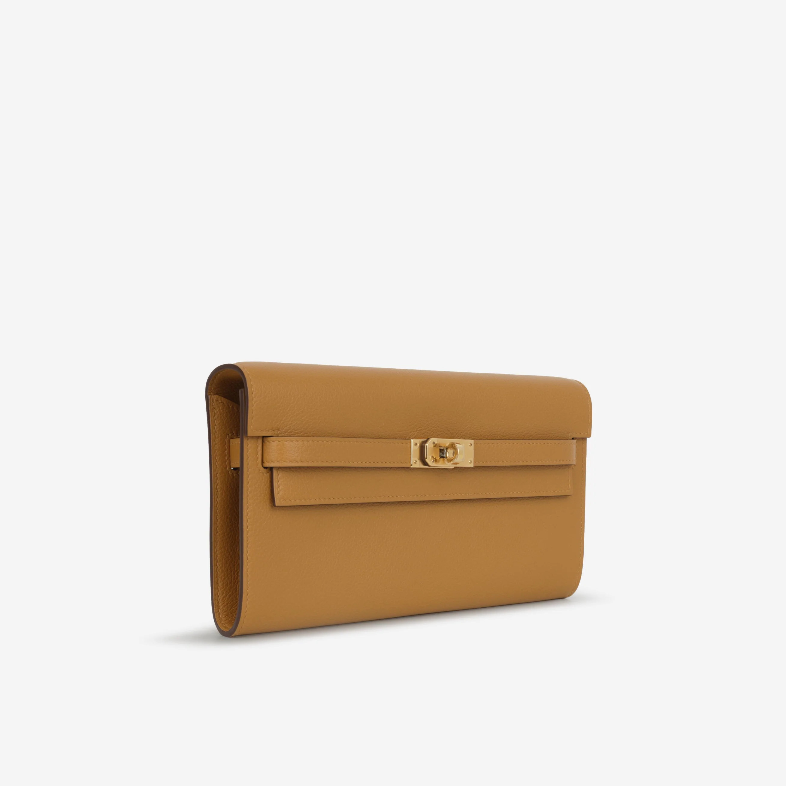 Hermès Kelly To Go Wallet - Caramel Evercolor | Gold Hardware - Image 3
