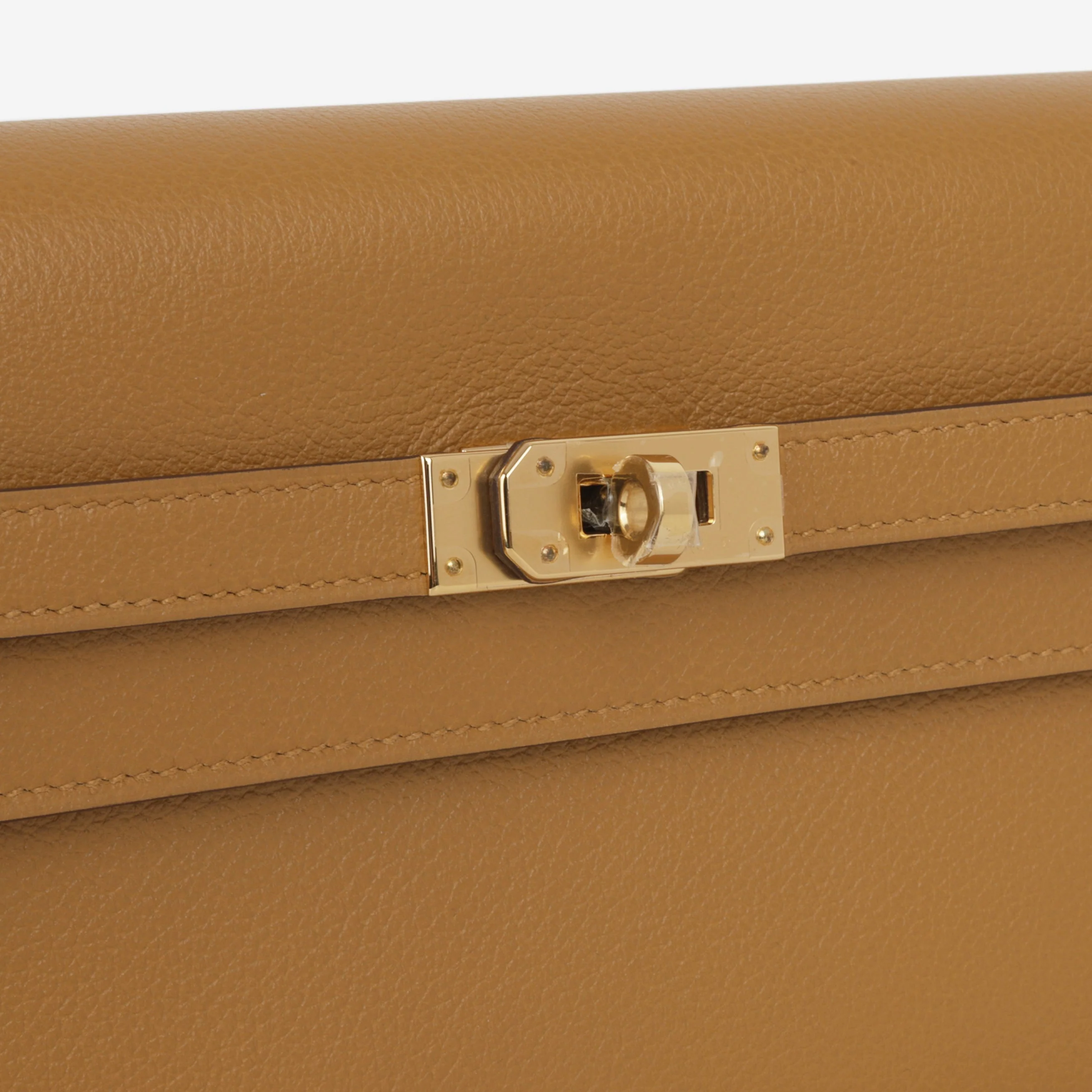 Hermès Kelly To Go Wallet - Caramel Evercolor | Gold Hardware - Image 6