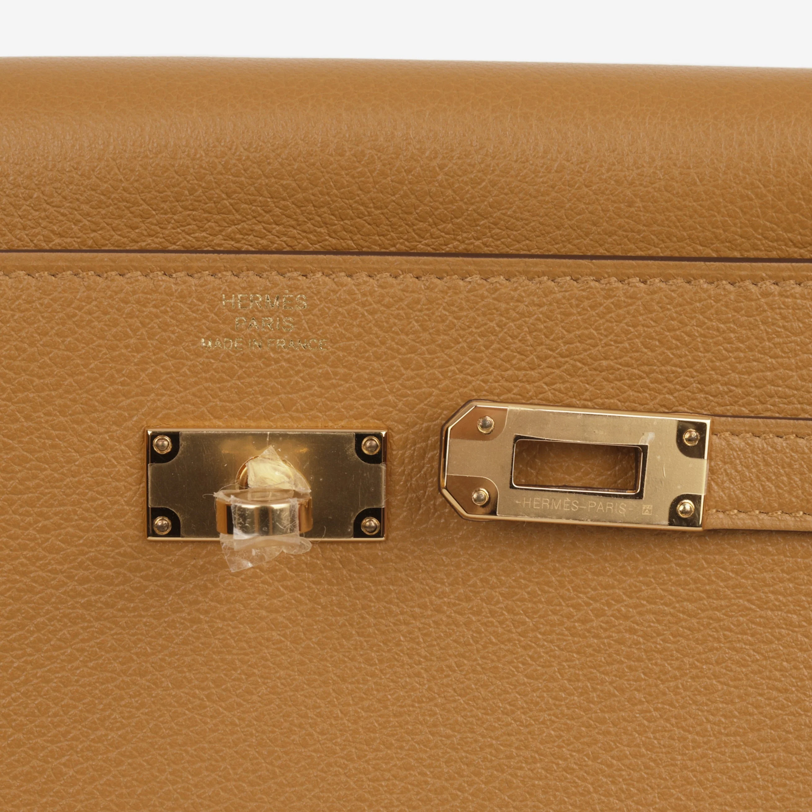 Hermès Kelly To Go Wallet - Caramel Evercolor | Gold Hardware - Image 8