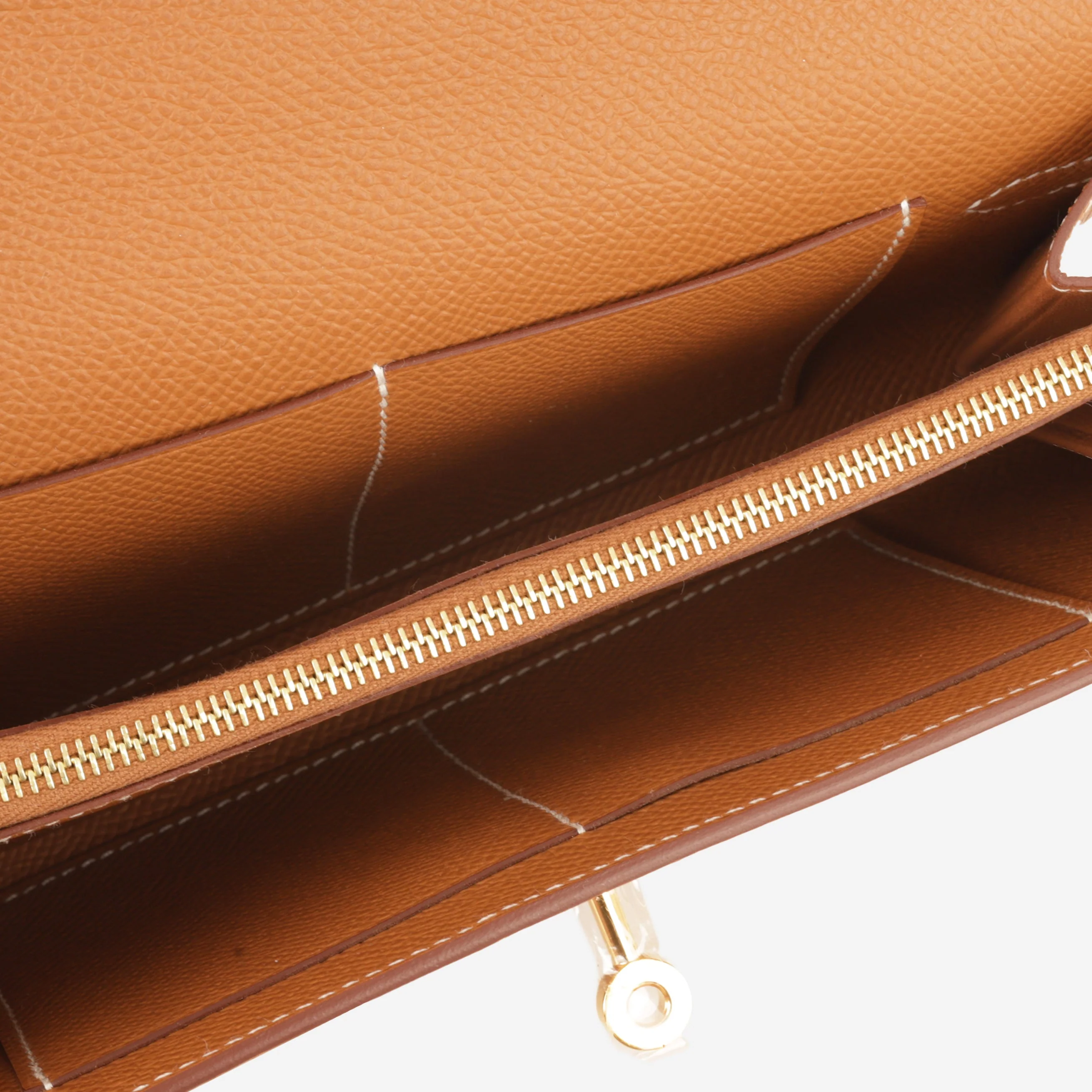 Hermès Kelly To Go Wallet - Gold Epsom | Gold Hardware - Image 8