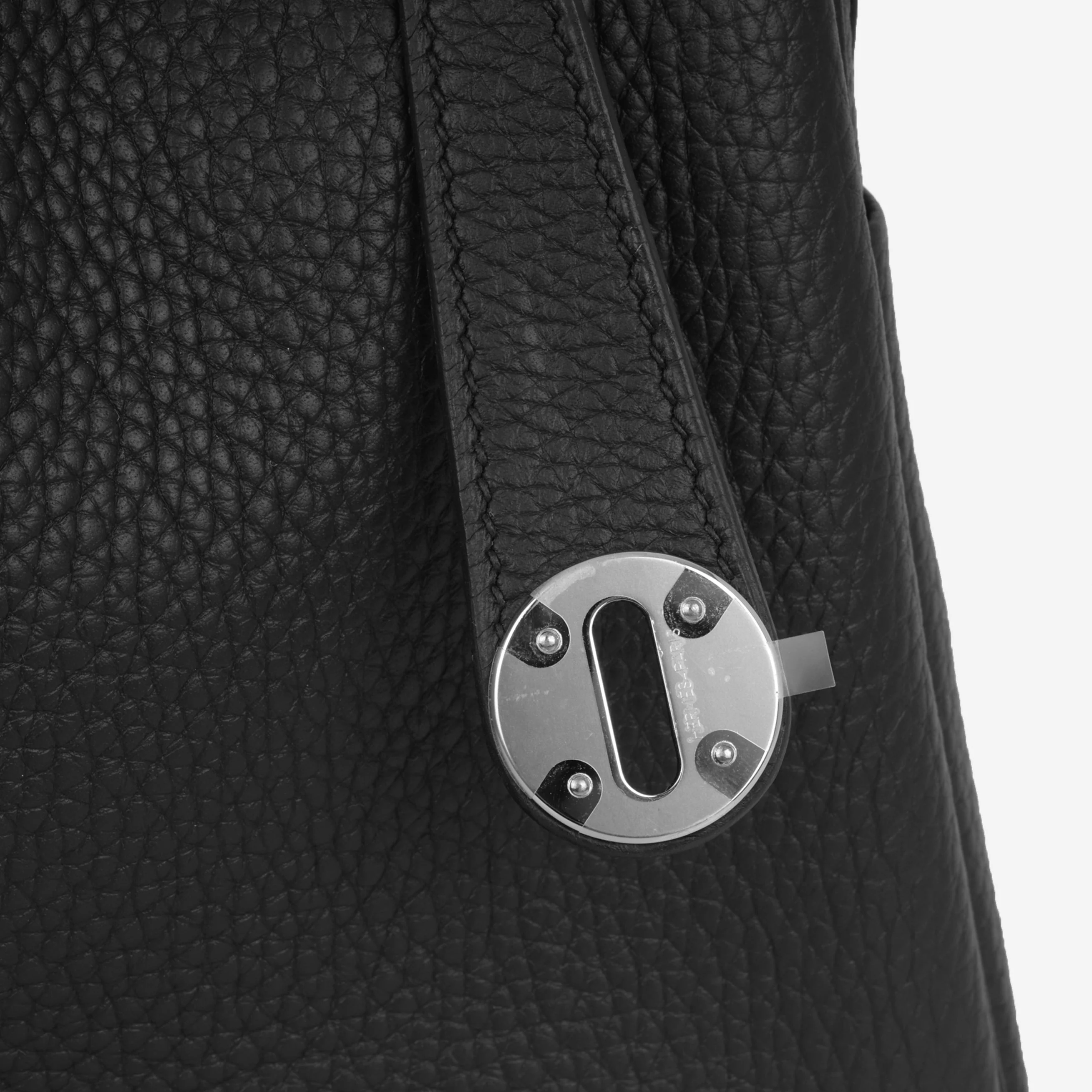 Hermès Lindy 30 - Noir Clemence - Palladium Hardware - Image 10