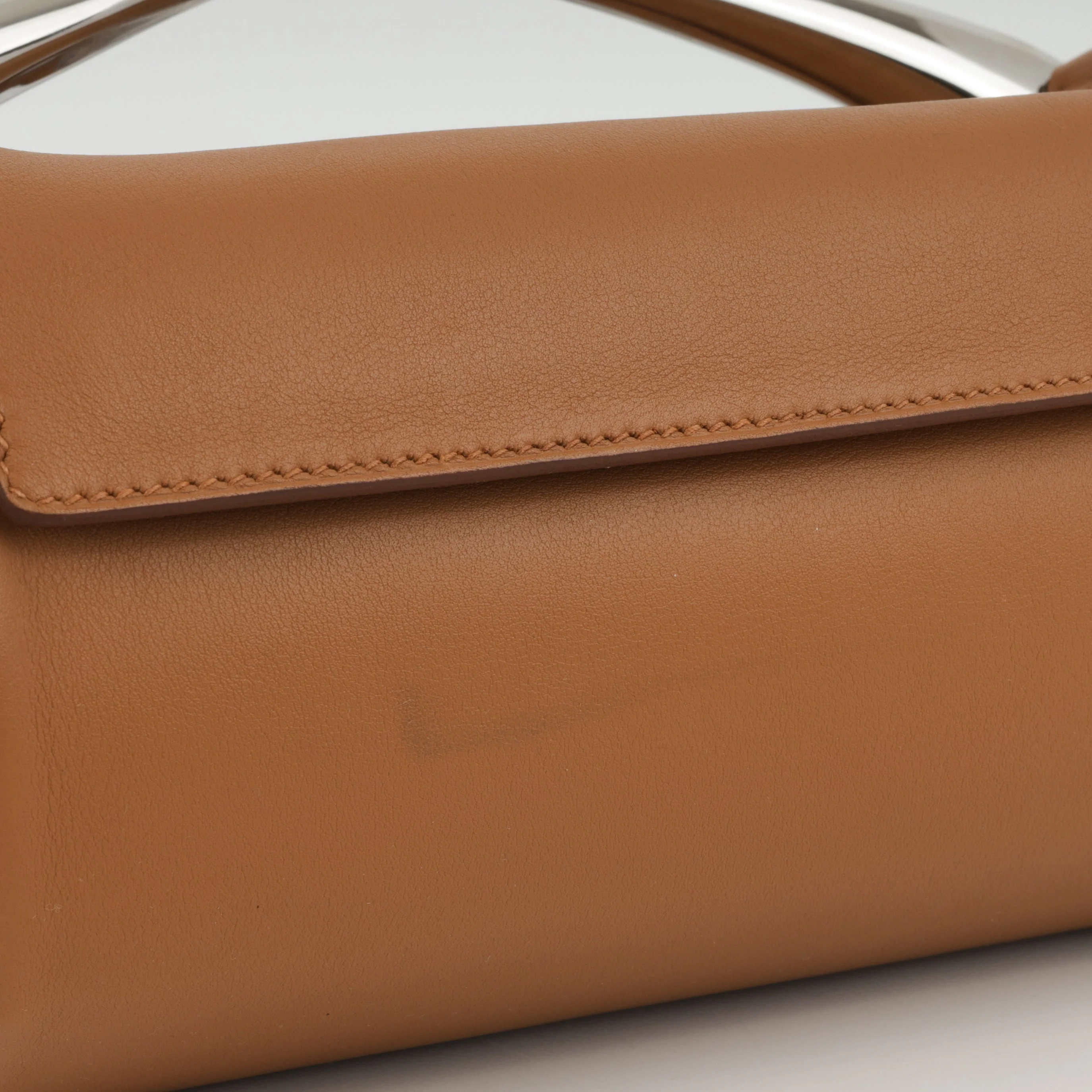 Hermès Maximors Bag - Gold Swift | Palladium Hardware - Image 7