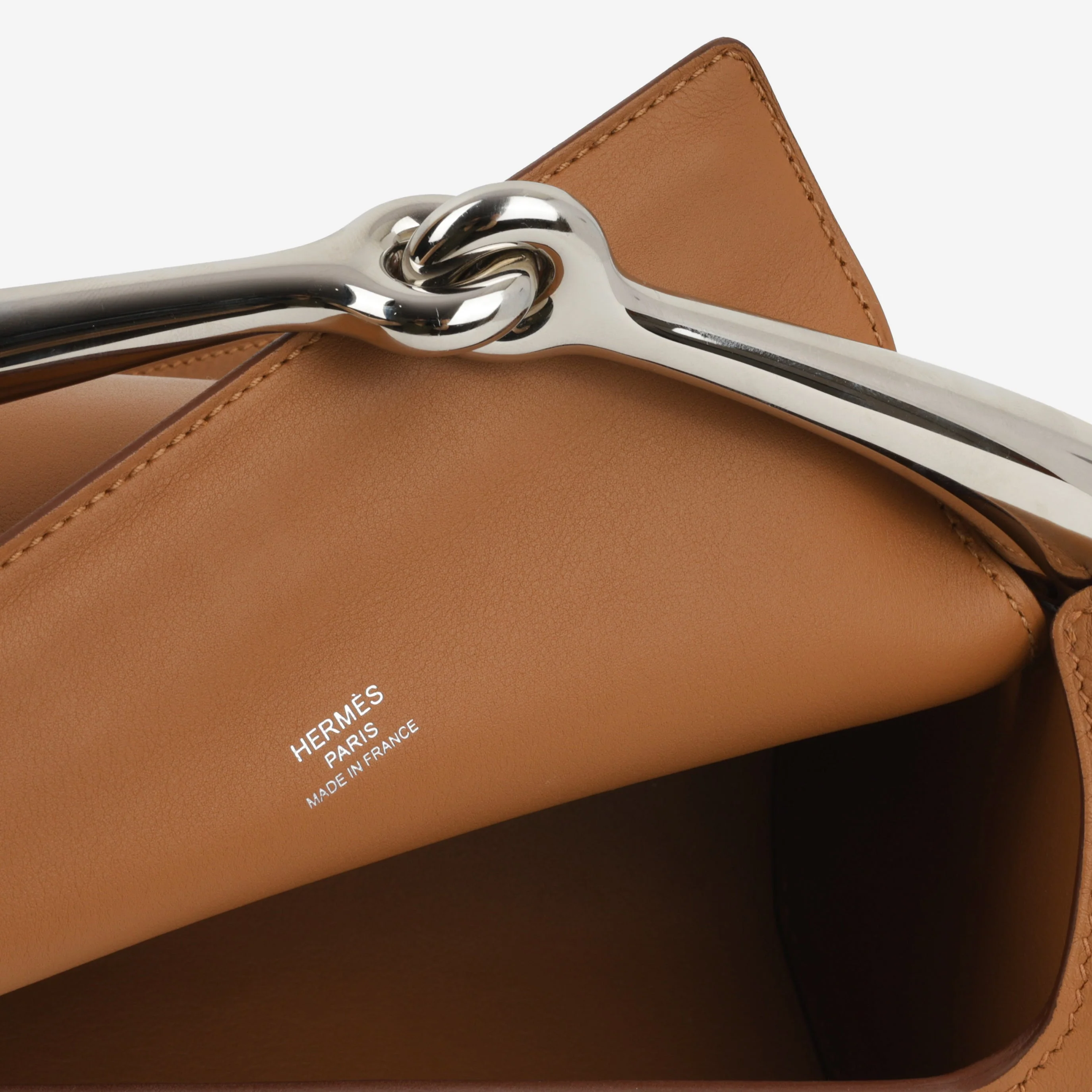 Hermès Maximors Bag - Gold Swift | Palladium Hardware - Image 9
