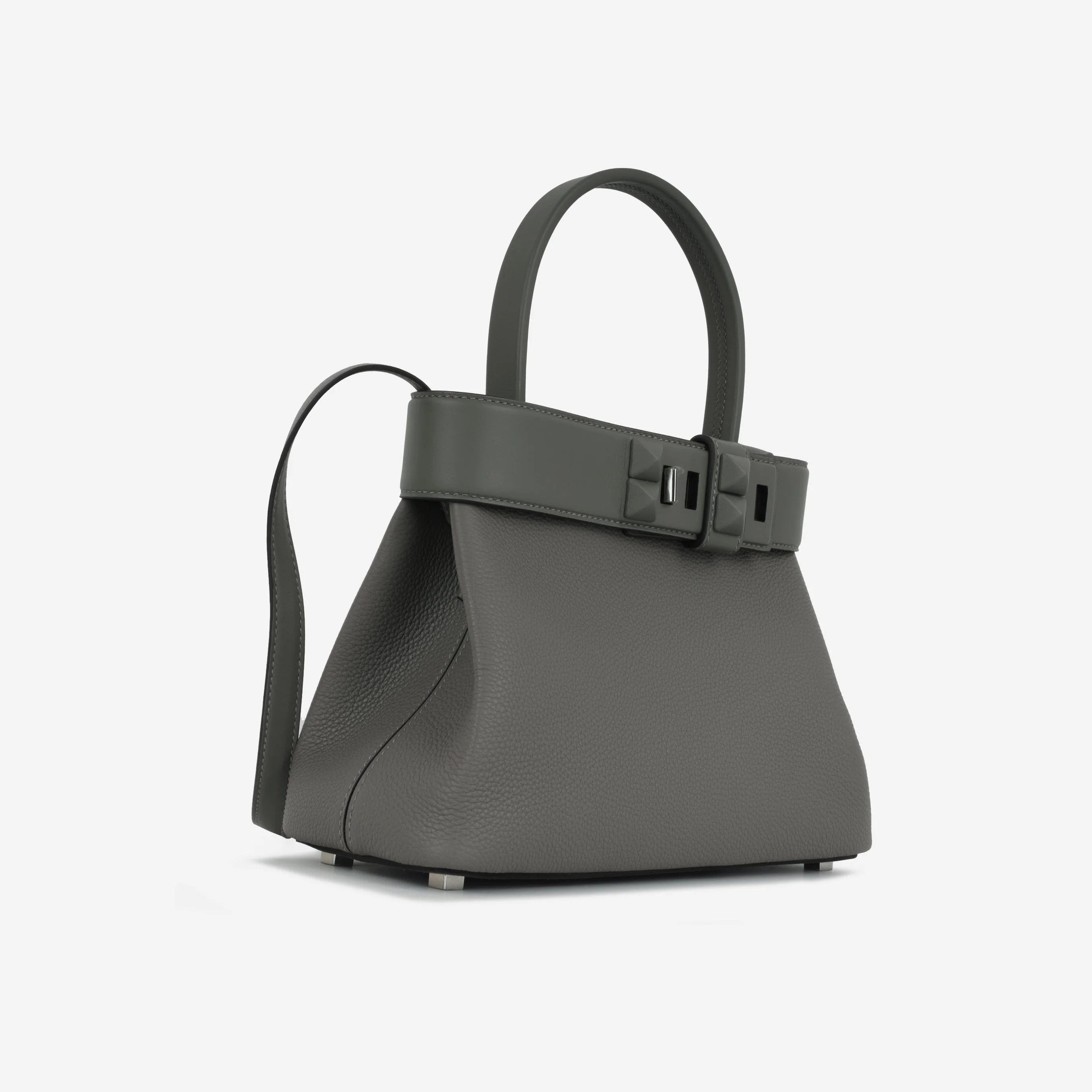 Hermès Medor Bag - Gris Meyer Togo / Swift | Palladium Hardware - Image 2