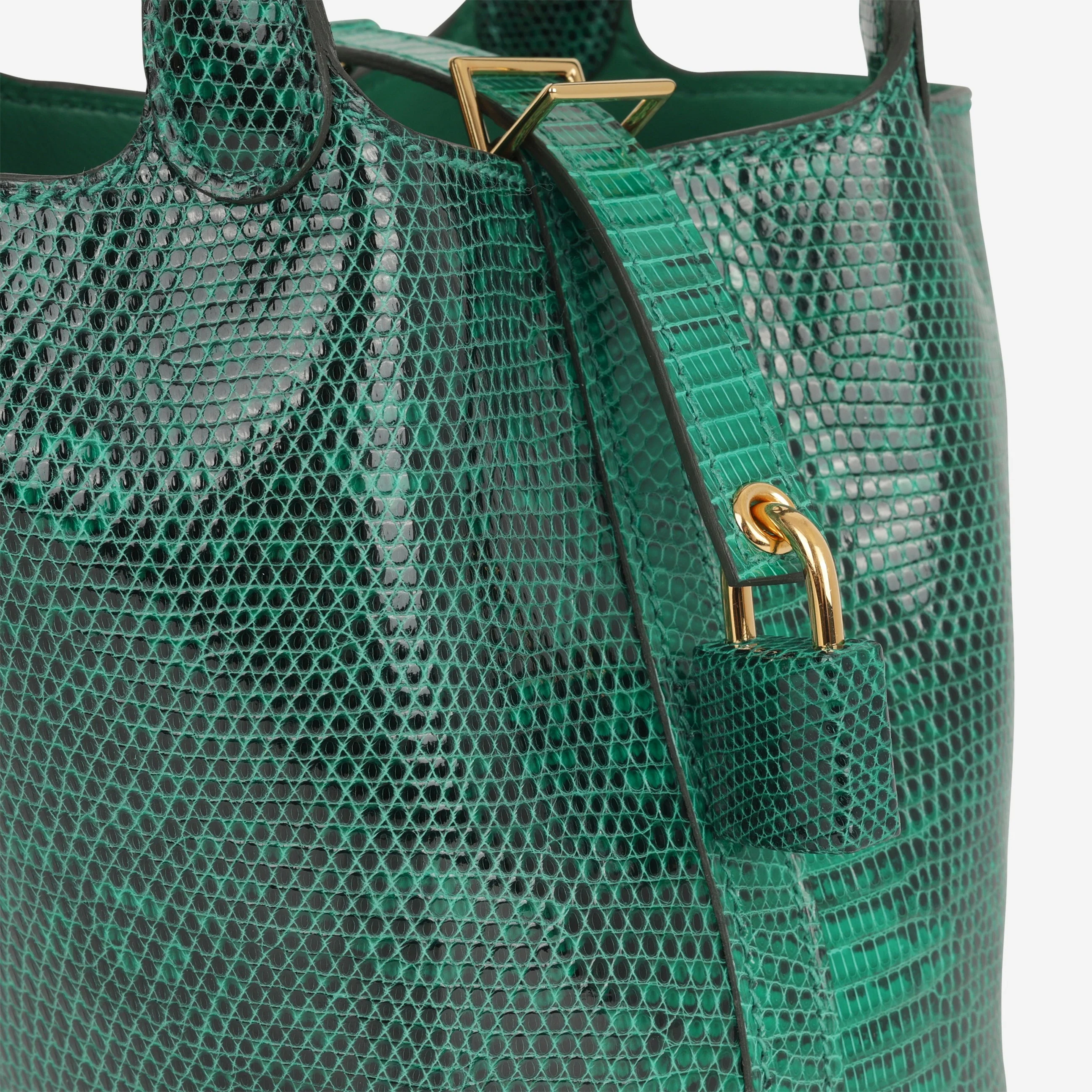 Hermès Micro Picotin 14 - Vert Vertigo Lizard | Gold Hardware - Image 7