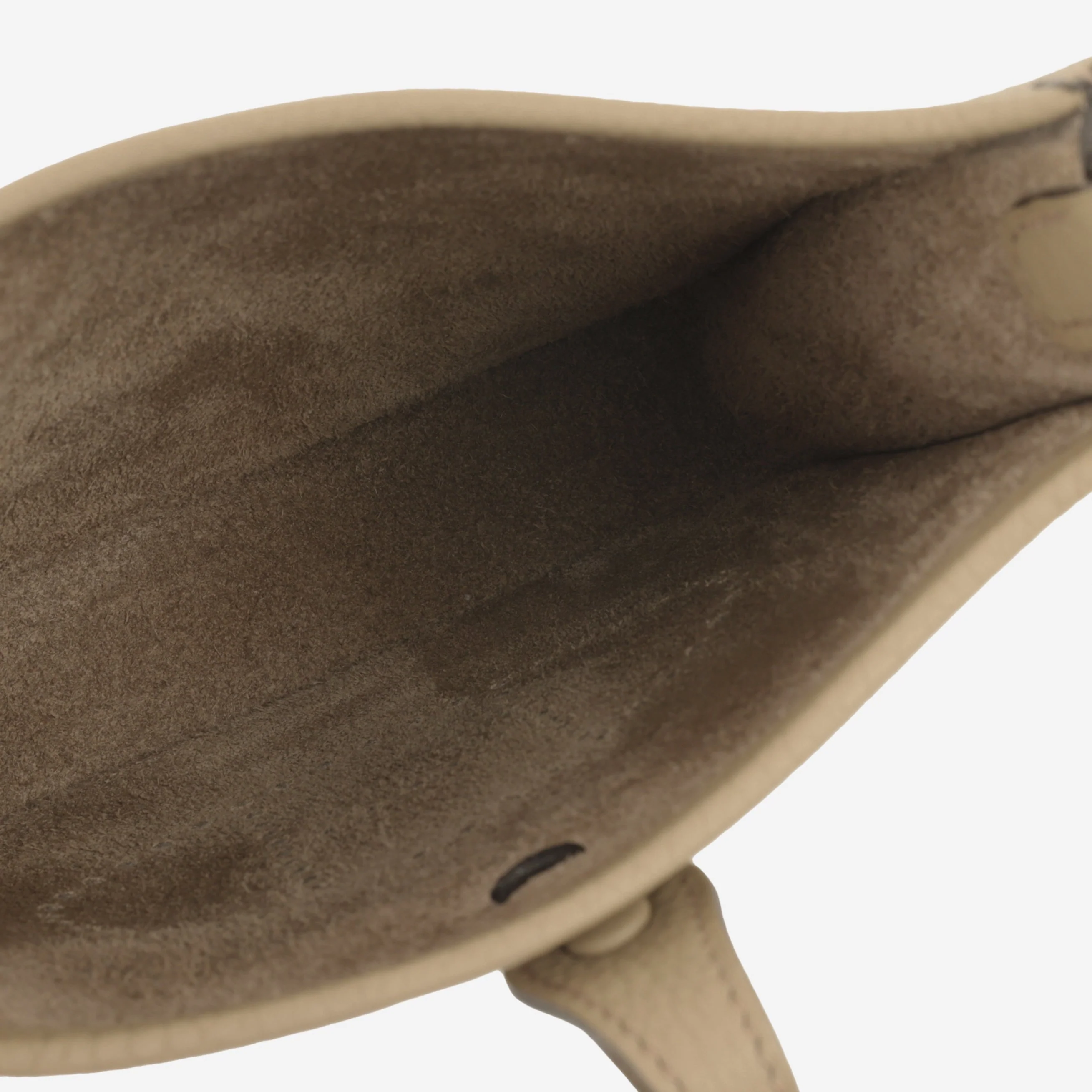 Hermès Mini Evelyne 16 - Beige Marfa Clemence / Gris Pale & Beige Marfa Strap | Palladium Hardware - Image 6