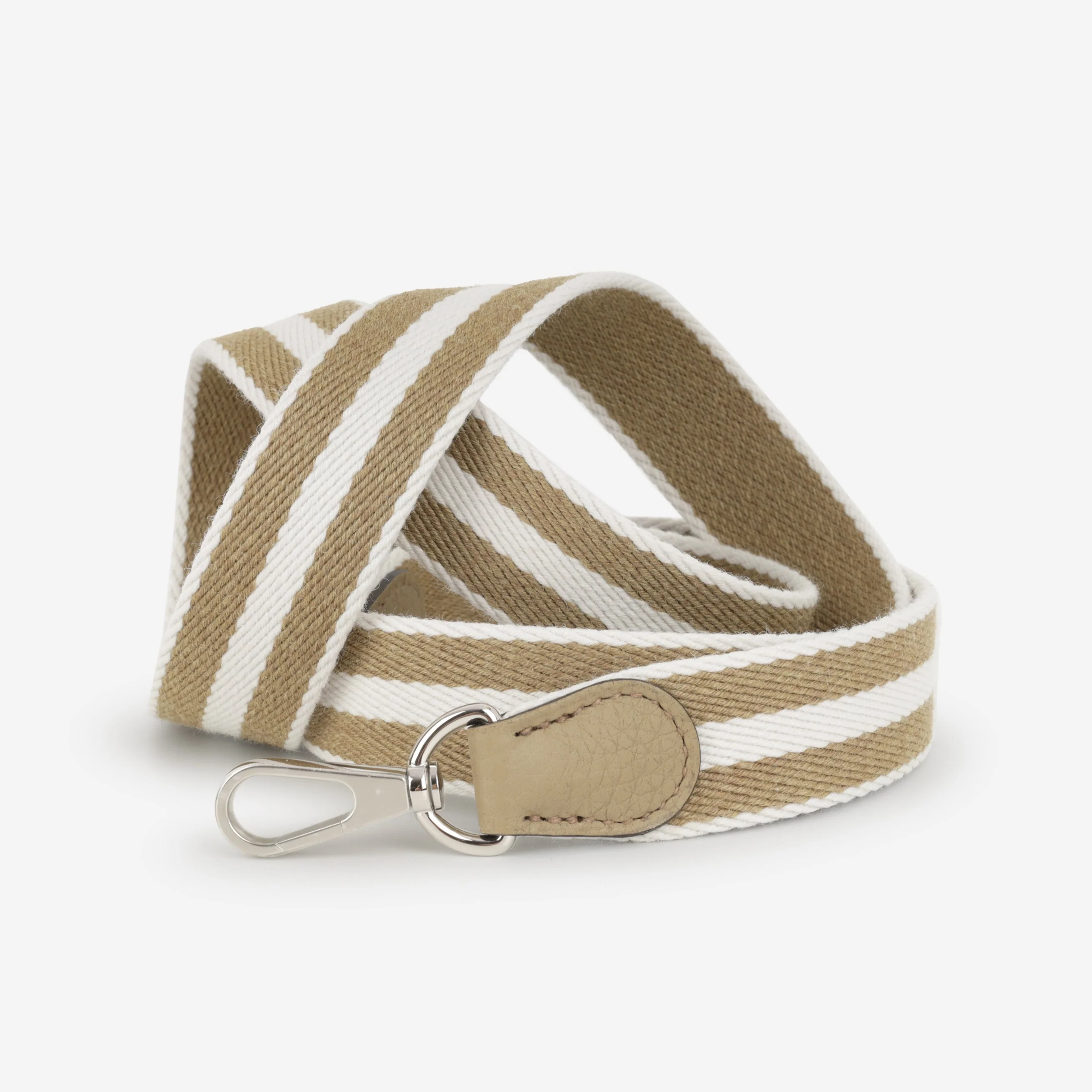 Hermès Mini Evelyne 16 - Beige Marfa Clemence / Gris Pale & Beige Marfa Strap | Palladium Hardware - Image 7