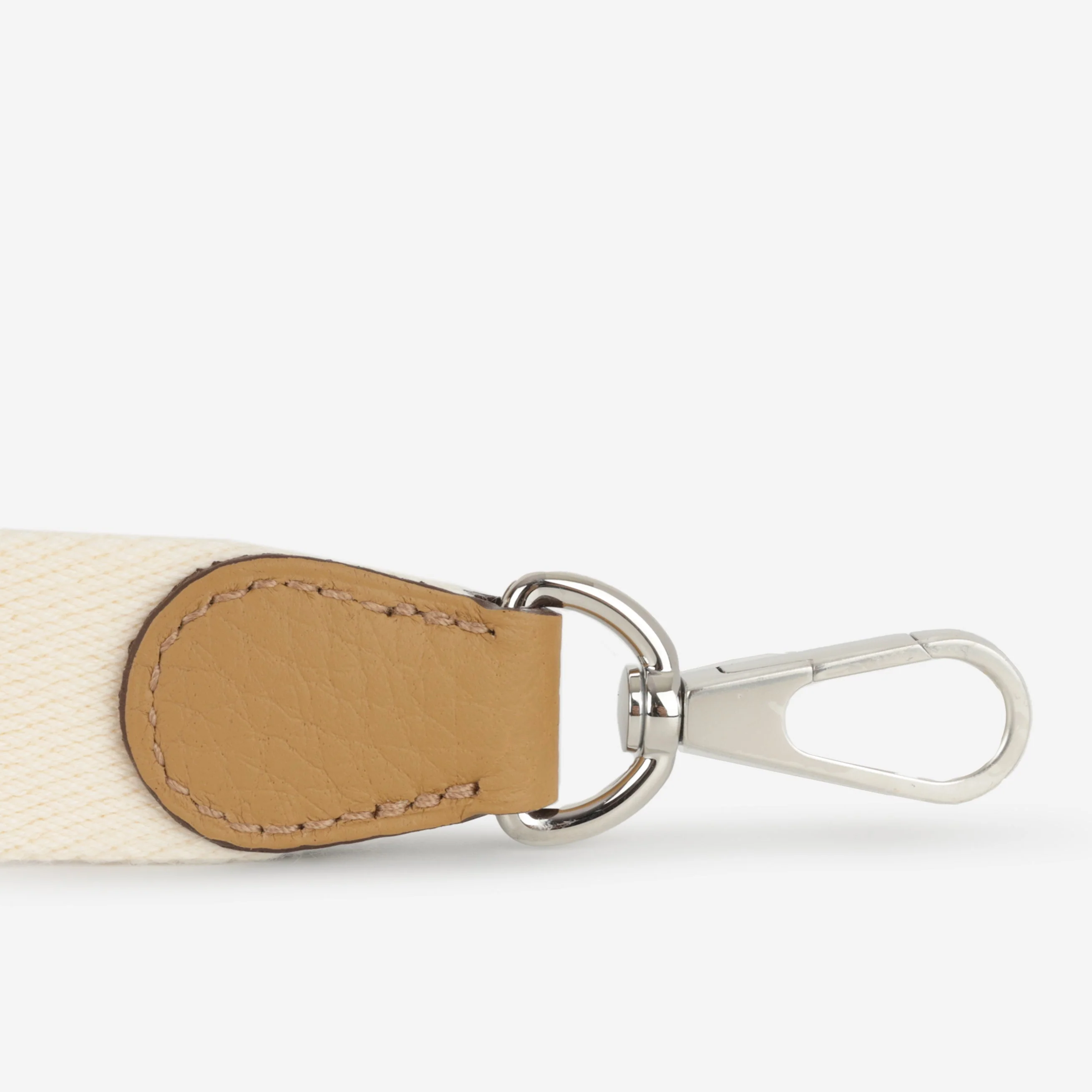 Hermès Mini Evelyne 16  - Biscuit Clemence / Nata Strap | Palladium Hardware - Image 8