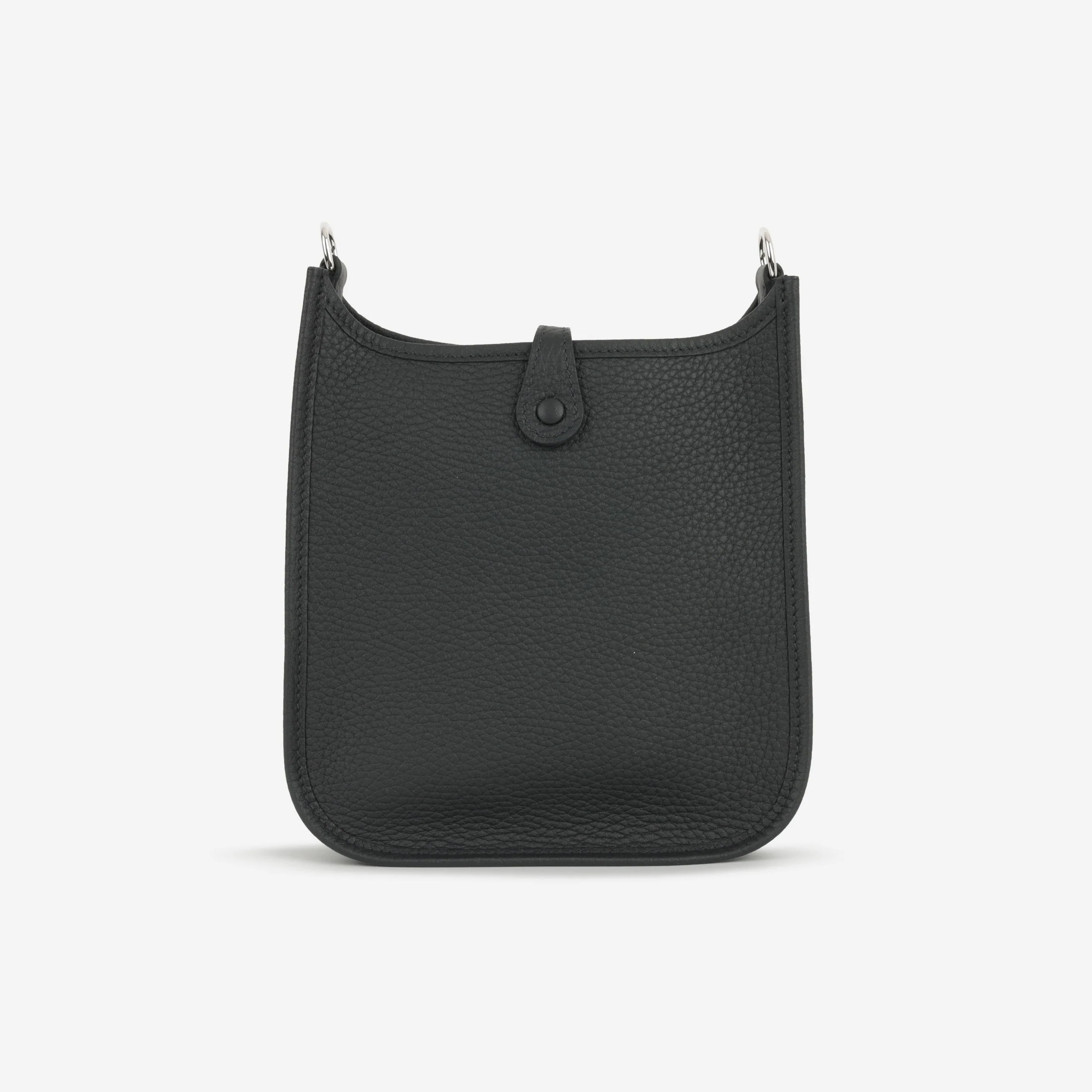 Hermès Mini Evelyne 16 - Black Clemence | Palladium Hardware - Image 5