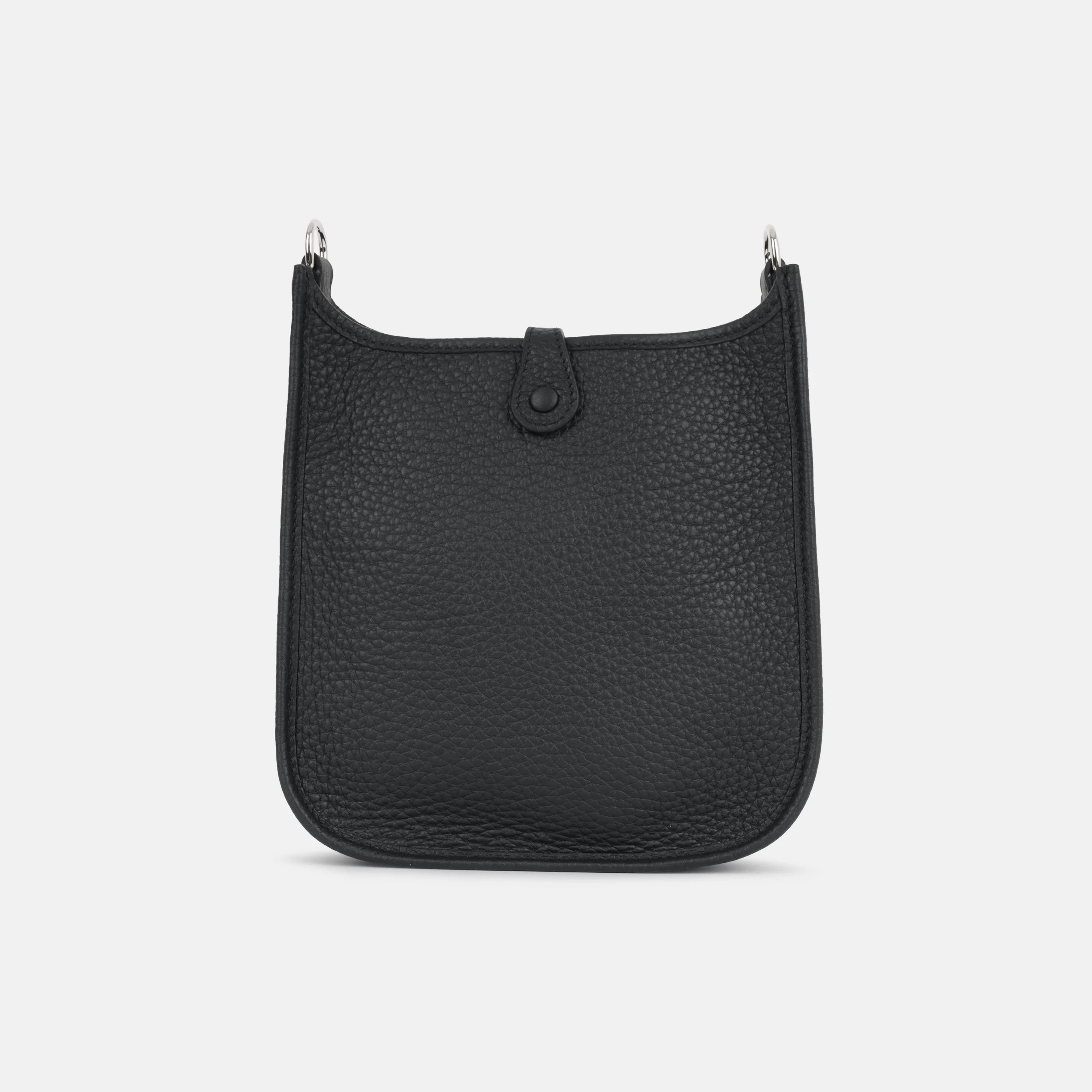 Hermès Mini Evelyne 16 - Black Clemence | Palladium Hardware - Image 4