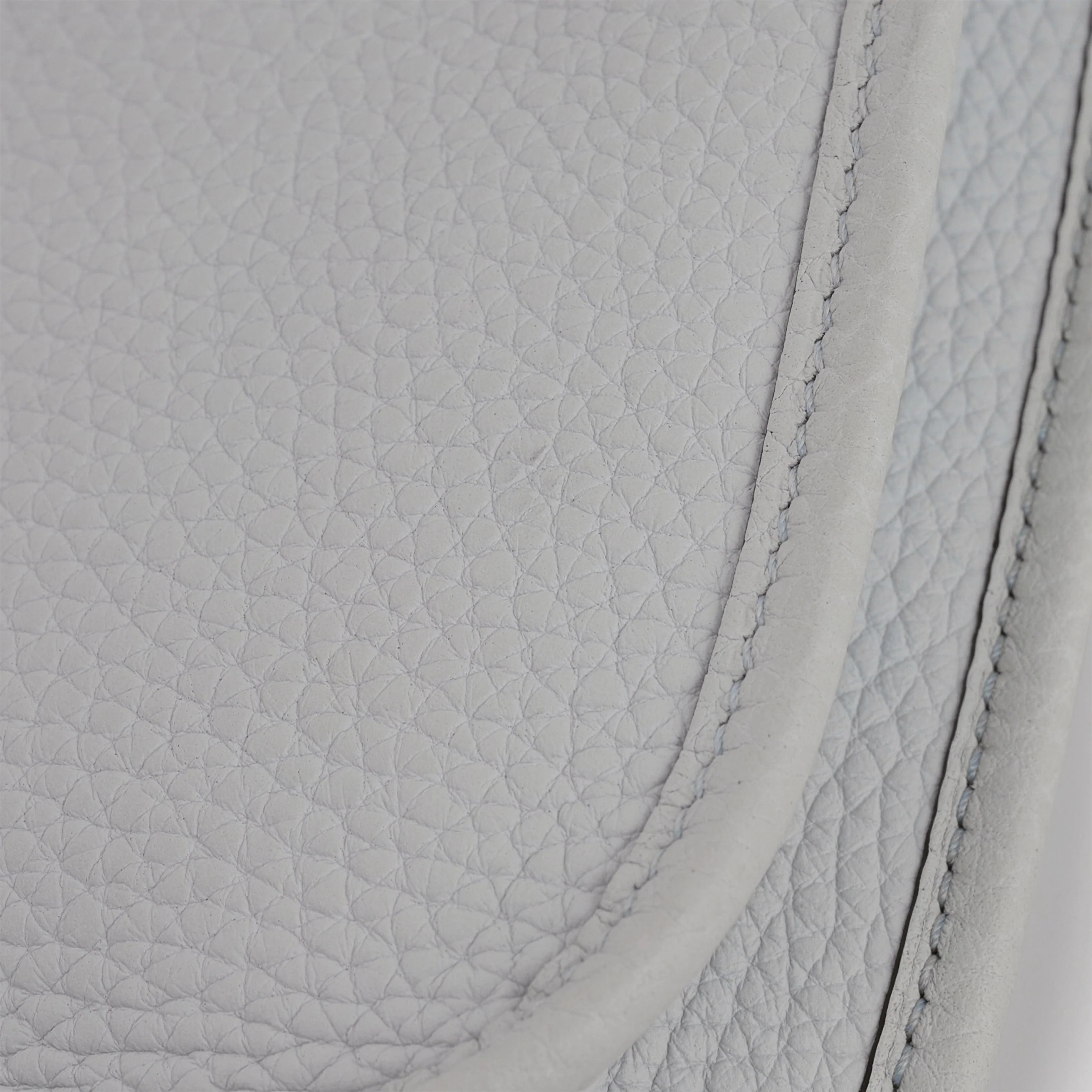 Hermès Mini Evelyne 16 - Blue Pale Clemence / Nata Strap | Palladium Hardware - Image 8