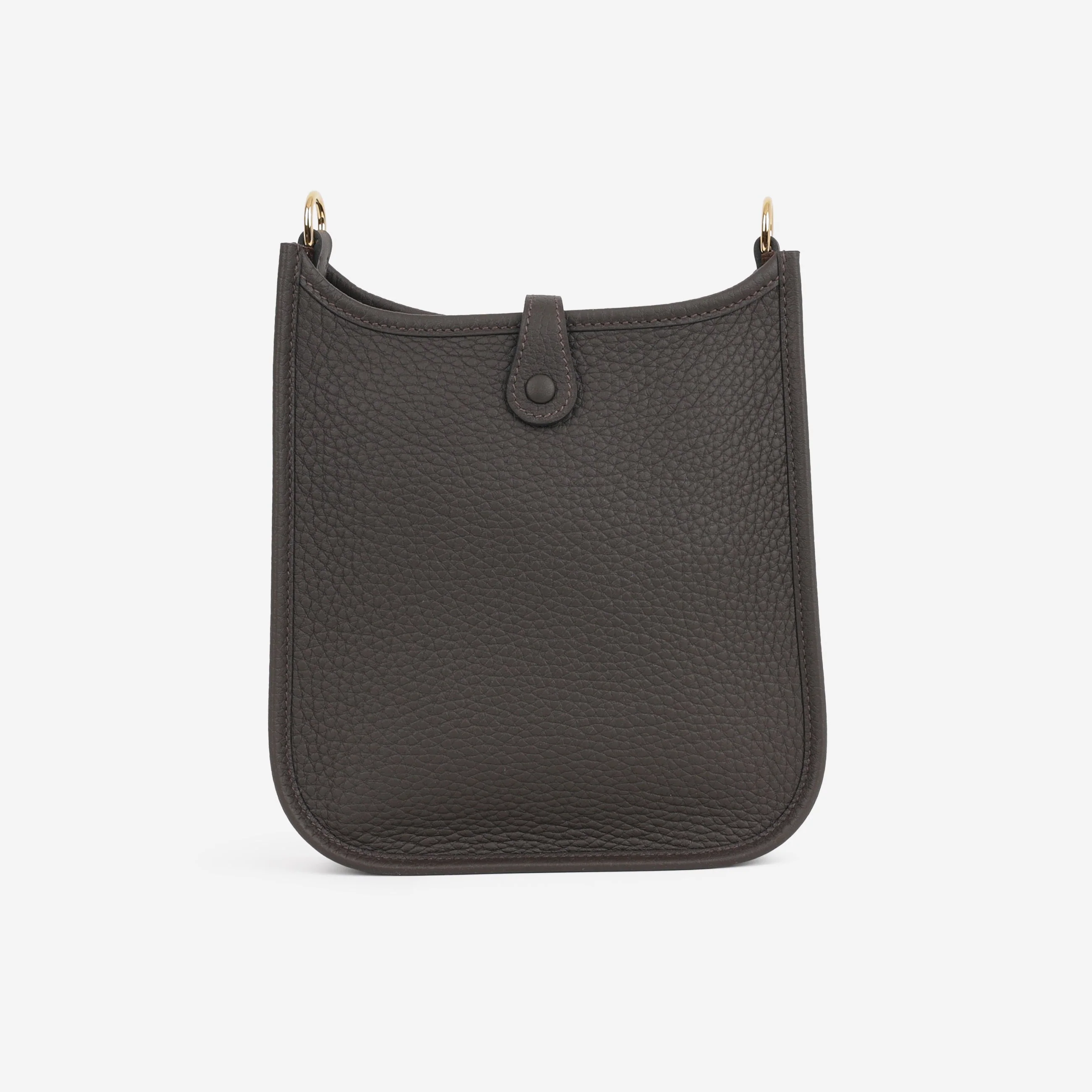 Hermès Mini Evelyne 16 - Ebene Clemence | Gold Hardware - Image 4