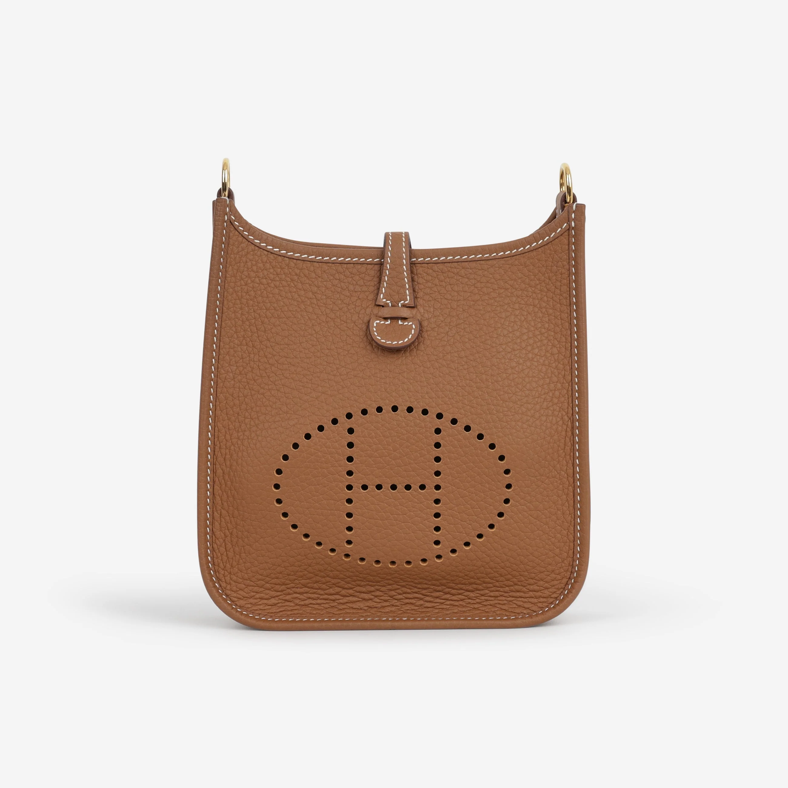 Hermès Hermès Mini Evelyne 16  - Gold Clemence | Gold Hardware - Image 2