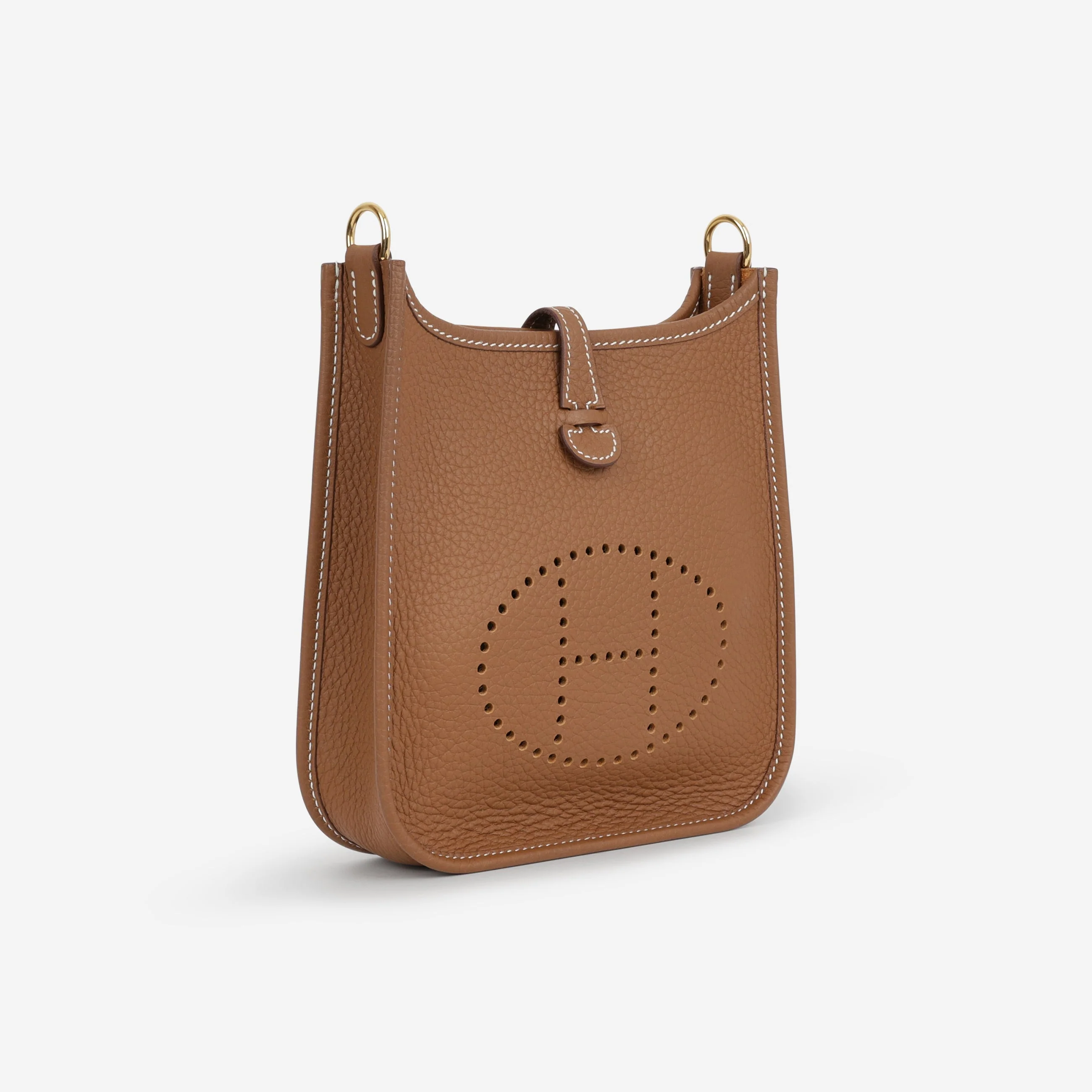 Hermès Hermès Mini Evelyne 16  - Gold Clemence | Gold Hardware - Image 3