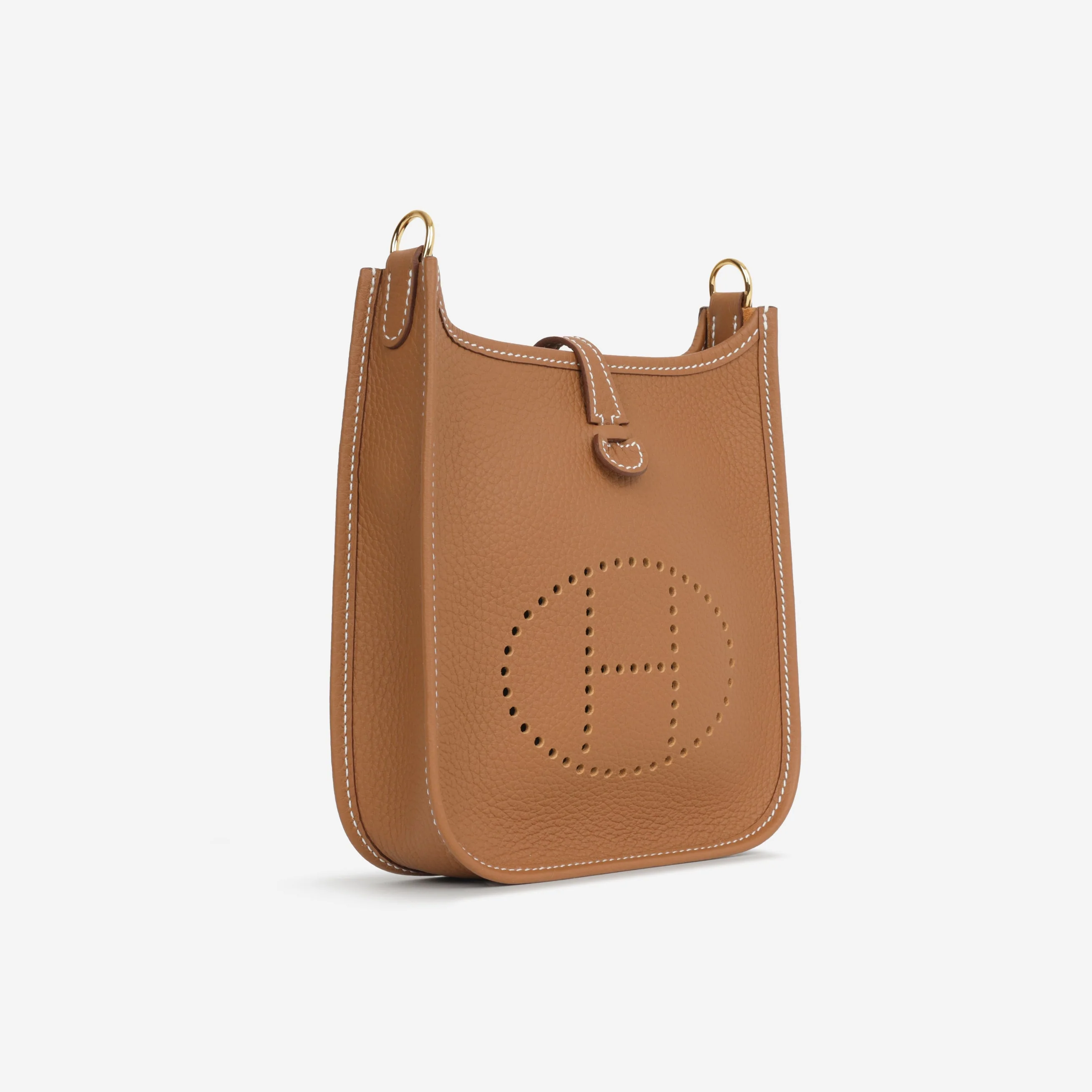 Hermès Mini Evelyne 16  - Gold Clemence | Gold Hardware - Image 2